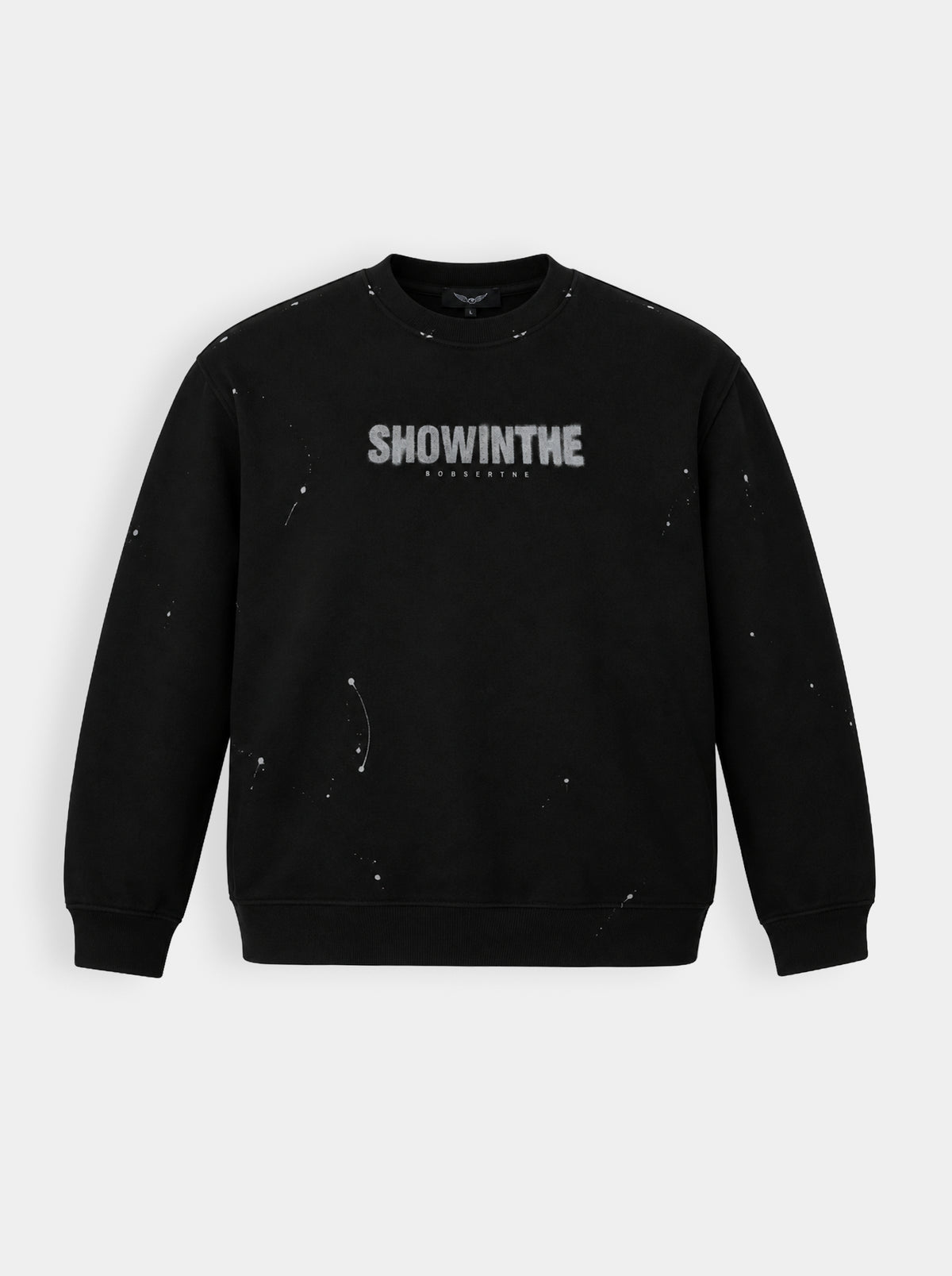 TX-111 BLACK PRINTED SWEATSHIRT