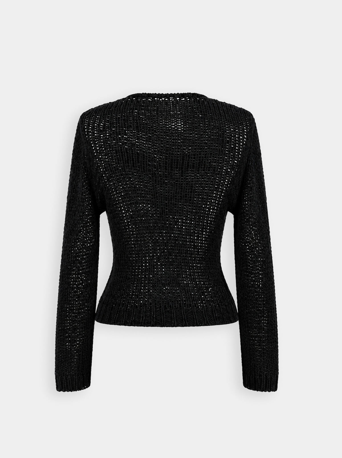 TX-126 BLACK KNIT JUMPER