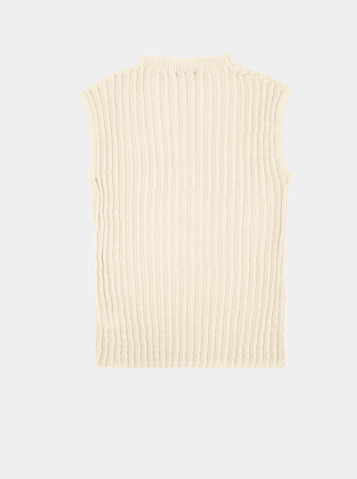 TX-129 BEIGE KNIT TOP