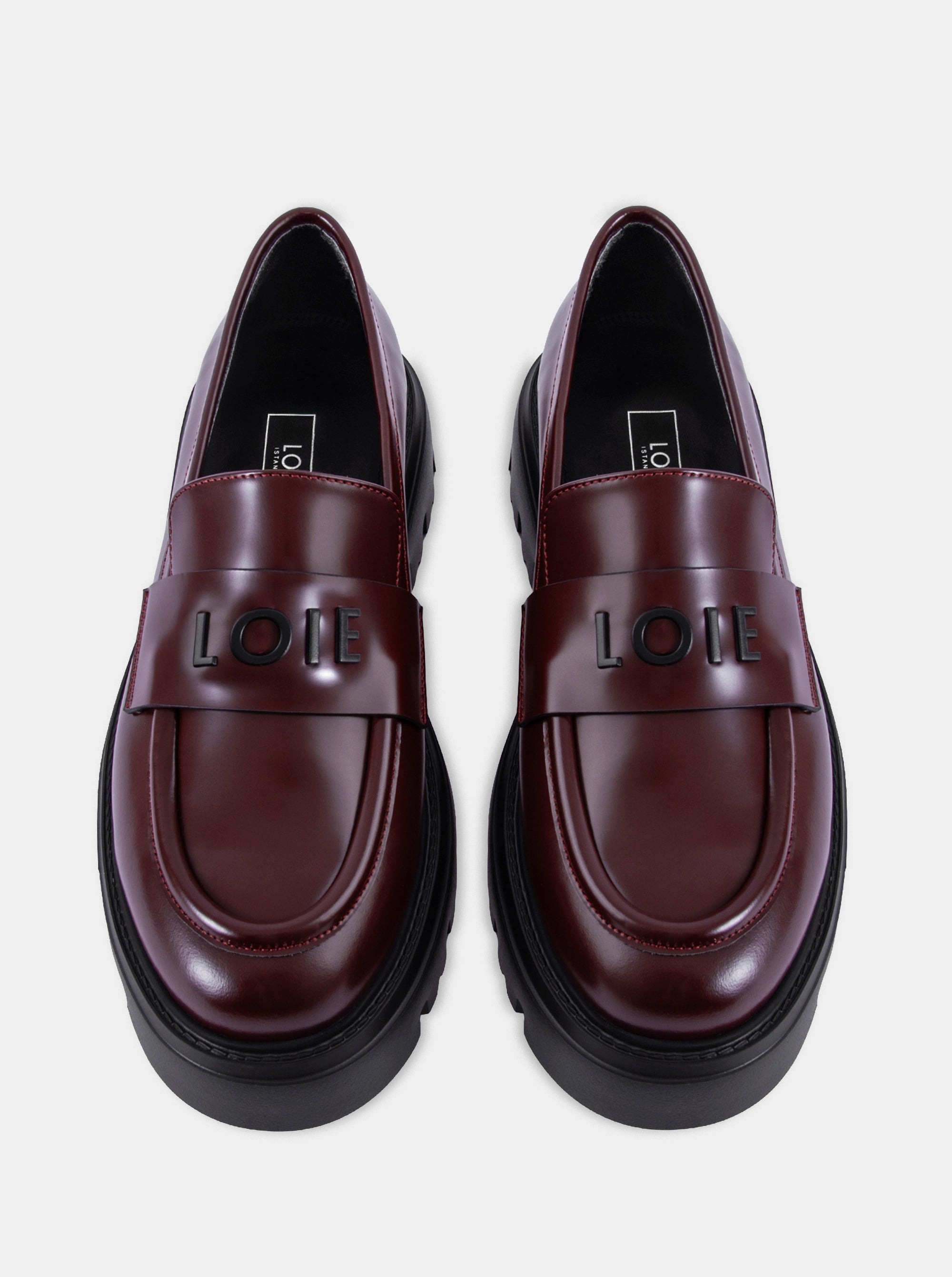 SANDERO BURGUNDY SHOES