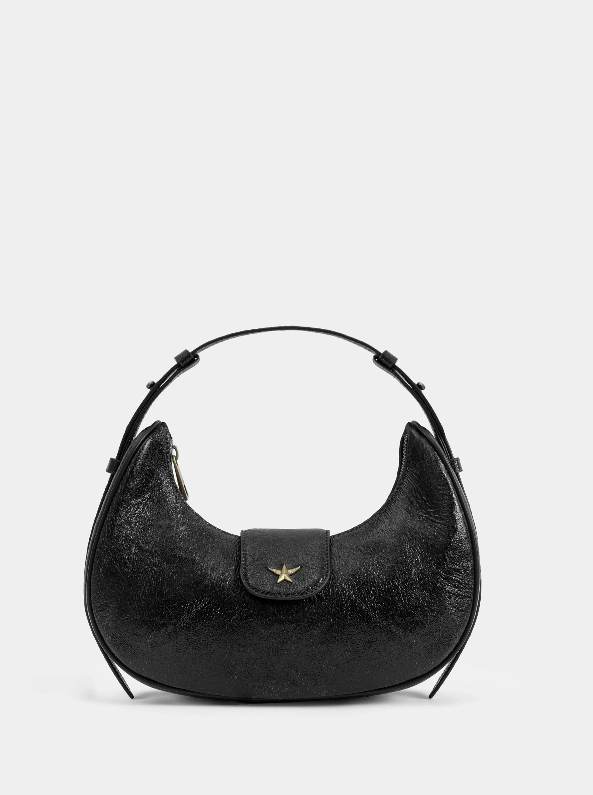 SANDRA MINI BLACK NAPLAK BAG