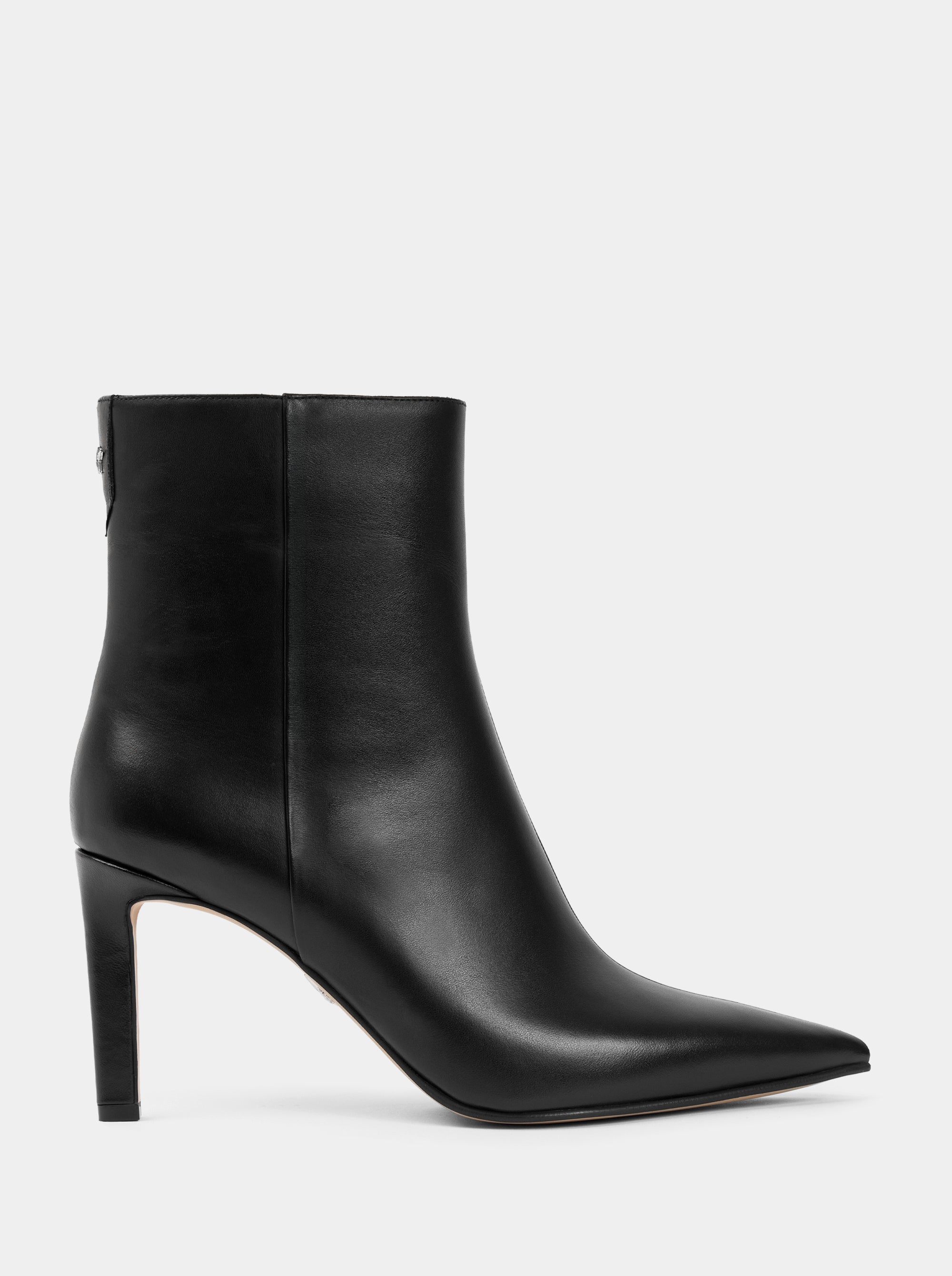ELSA BLACK LEATHER BOOTIES