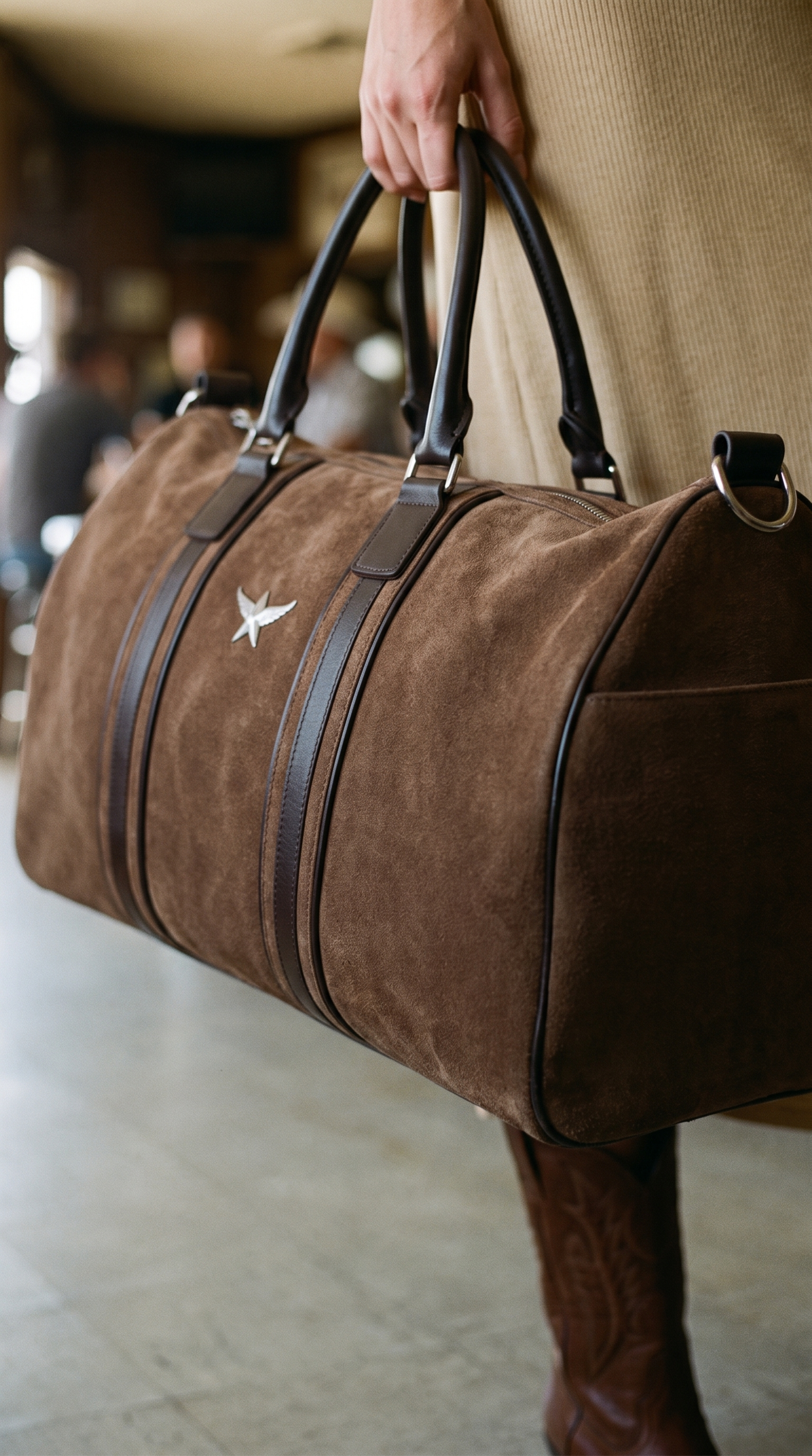 BOWLE SIGARO SUEDE BAG