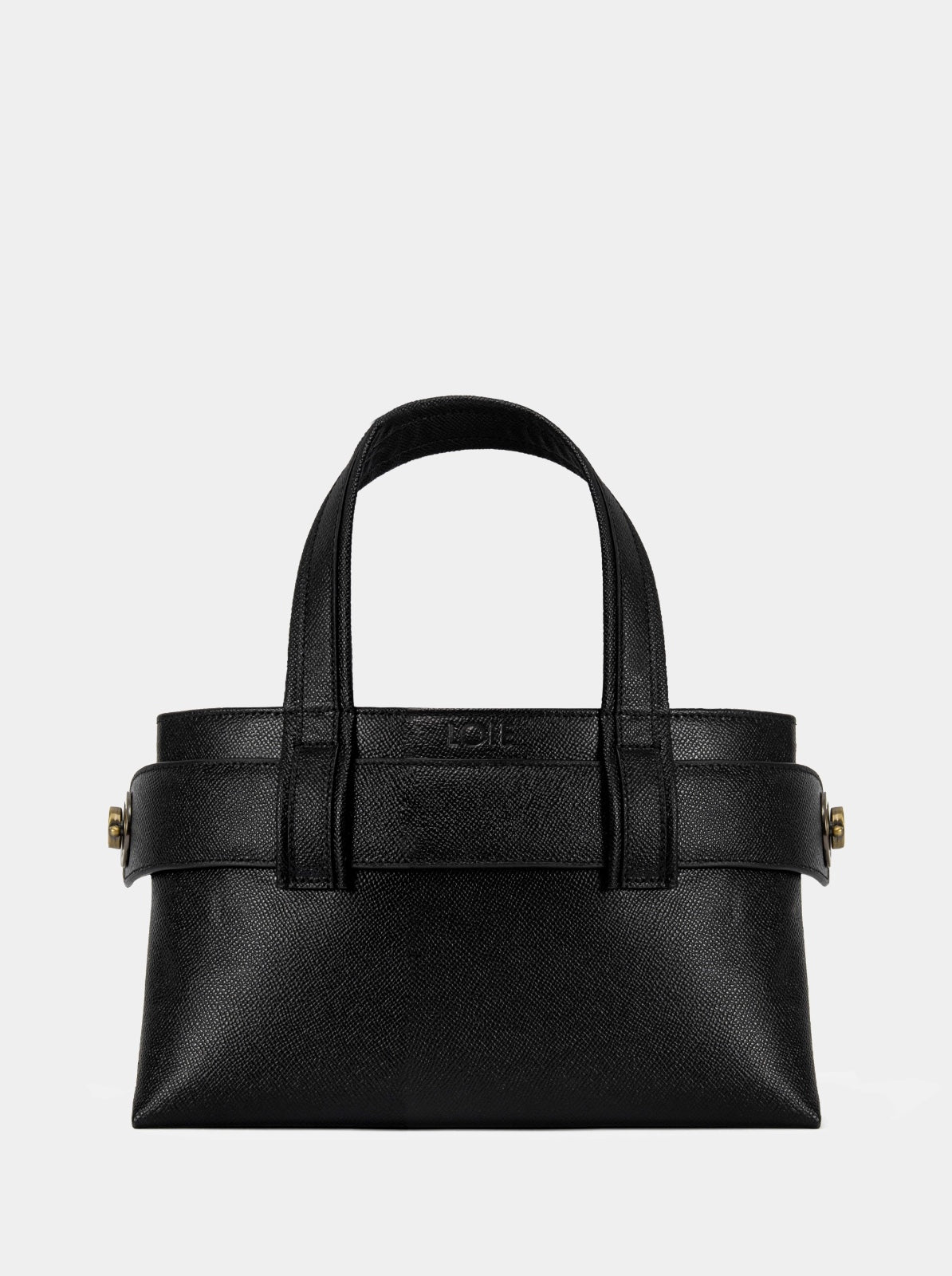 LAUREN MINI BLACK LEATHER BAG