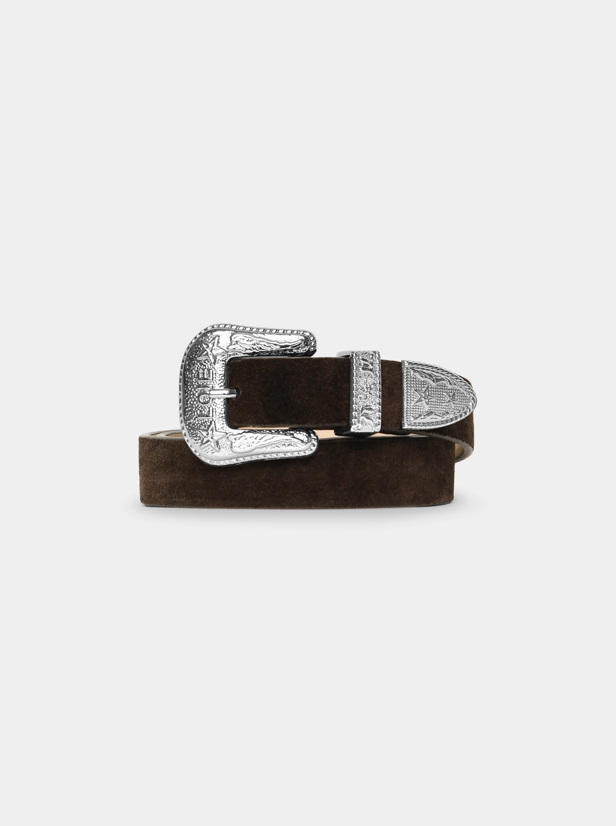 BAMBINO M BROWN SUEDE BELT