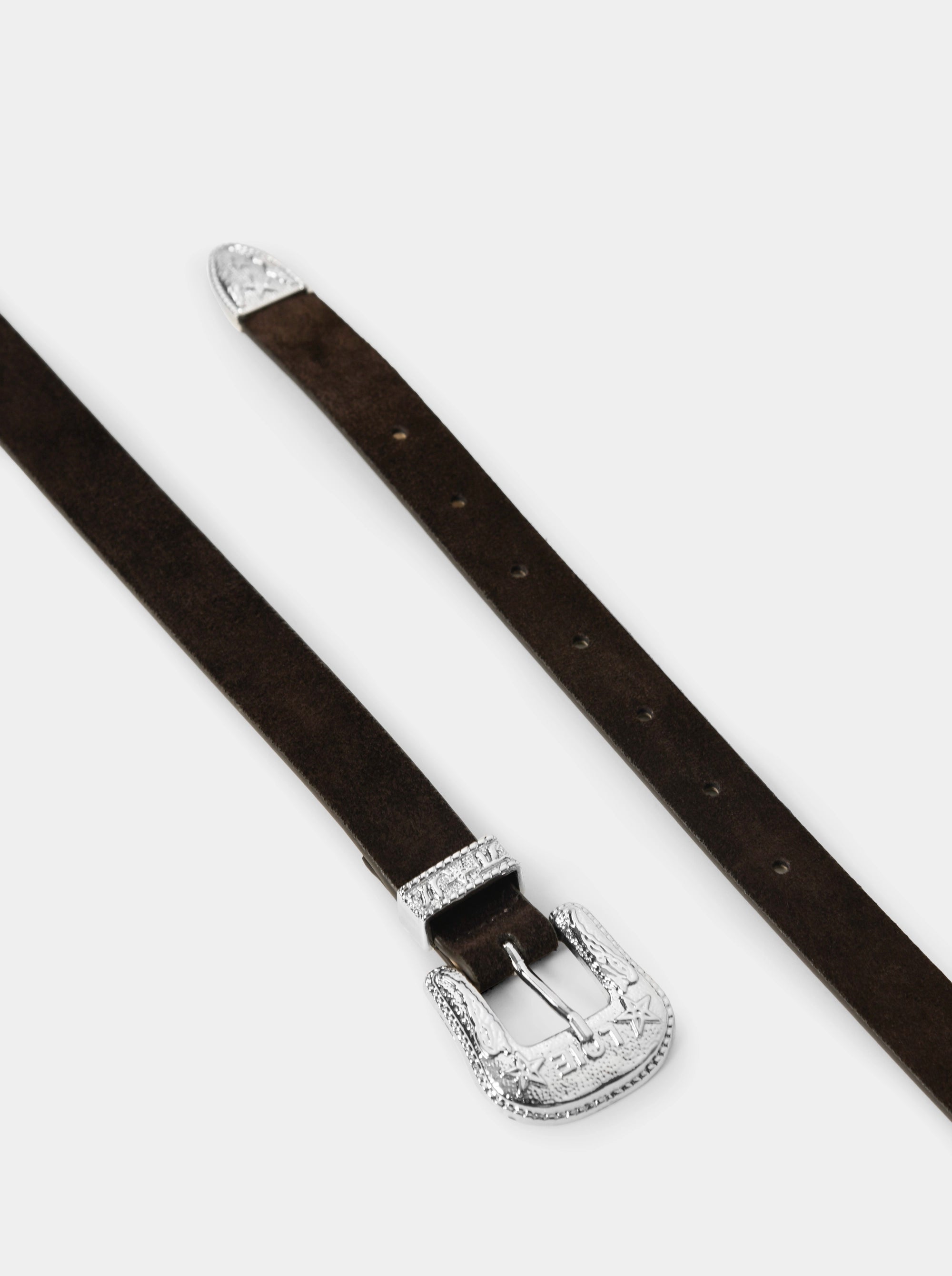 BAMBINO M BROWN SUEDE BELT