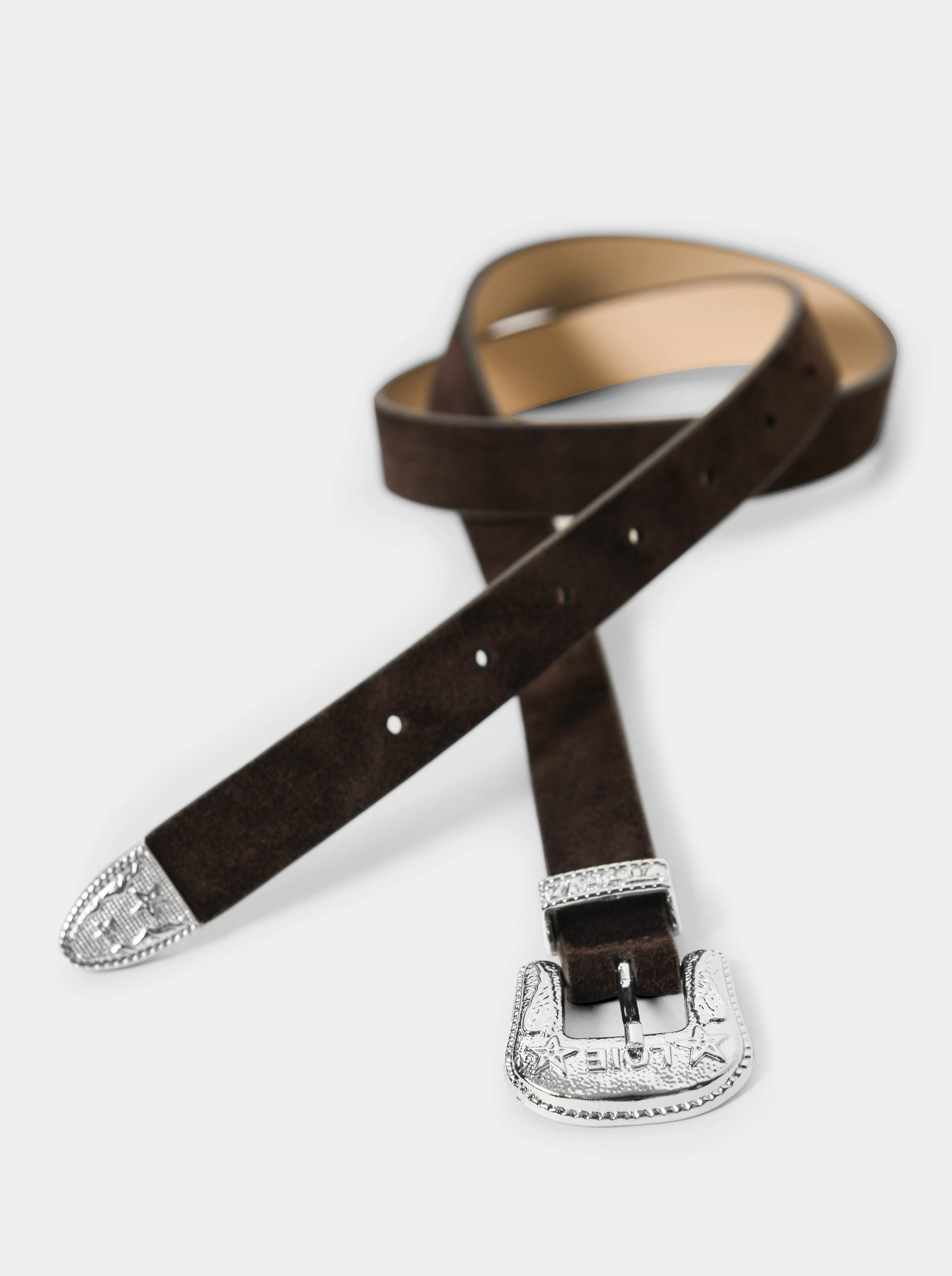 BAMBINO M BROWN SUEDE BELT