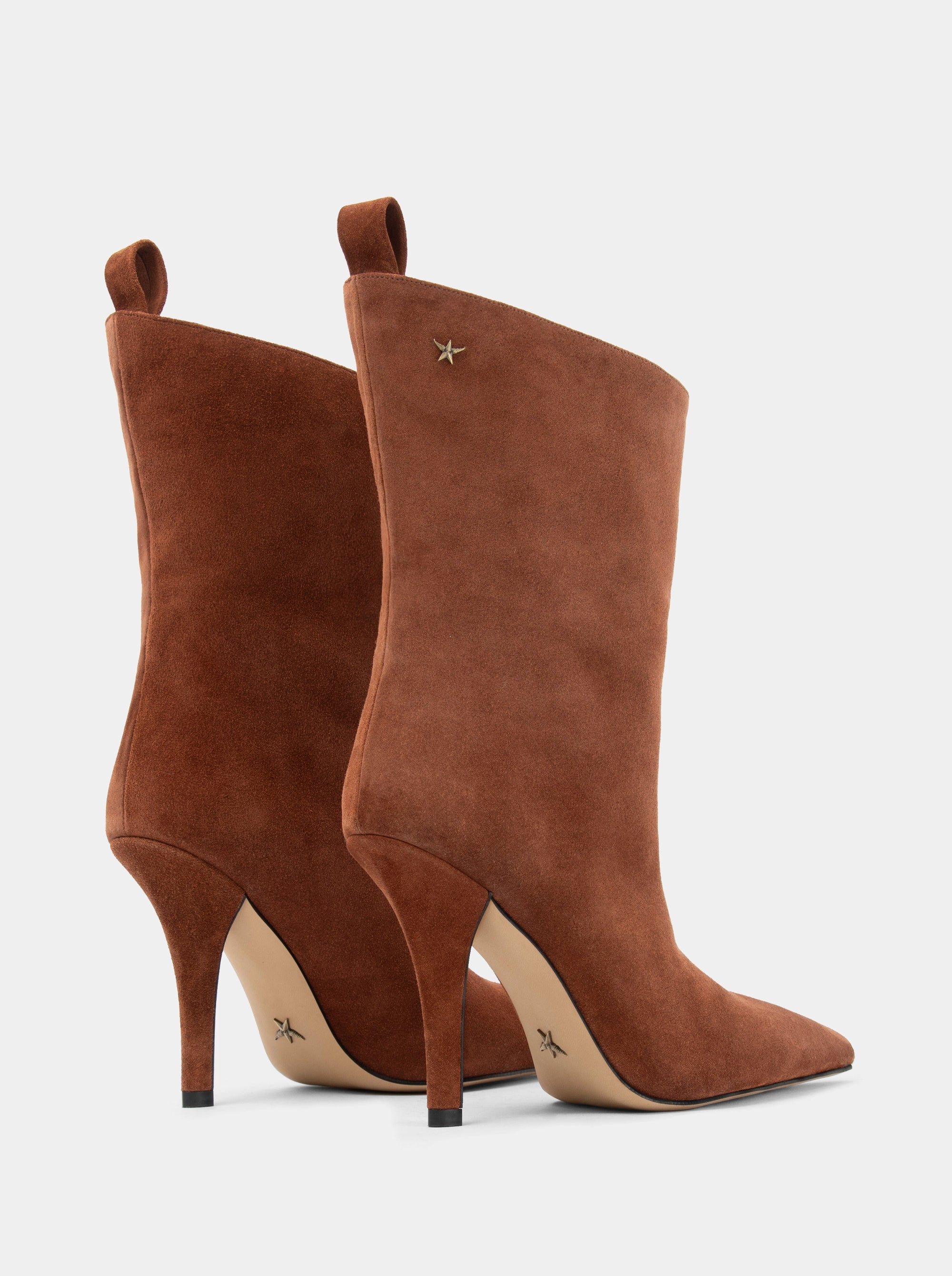 BELLA TERACOTA SUEDE BOOTIES