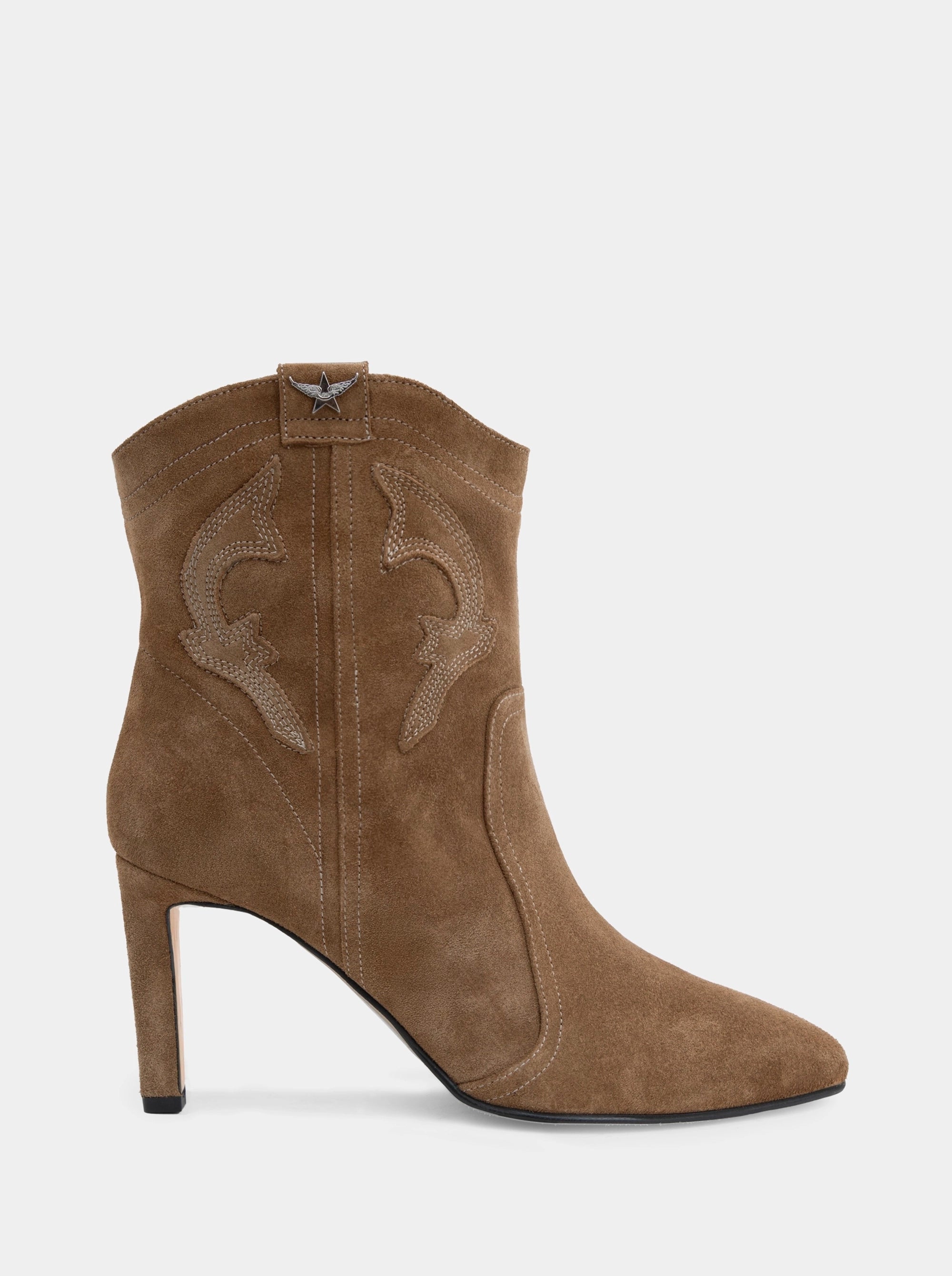 BLAIR BROWN SUEDE BOOTIES