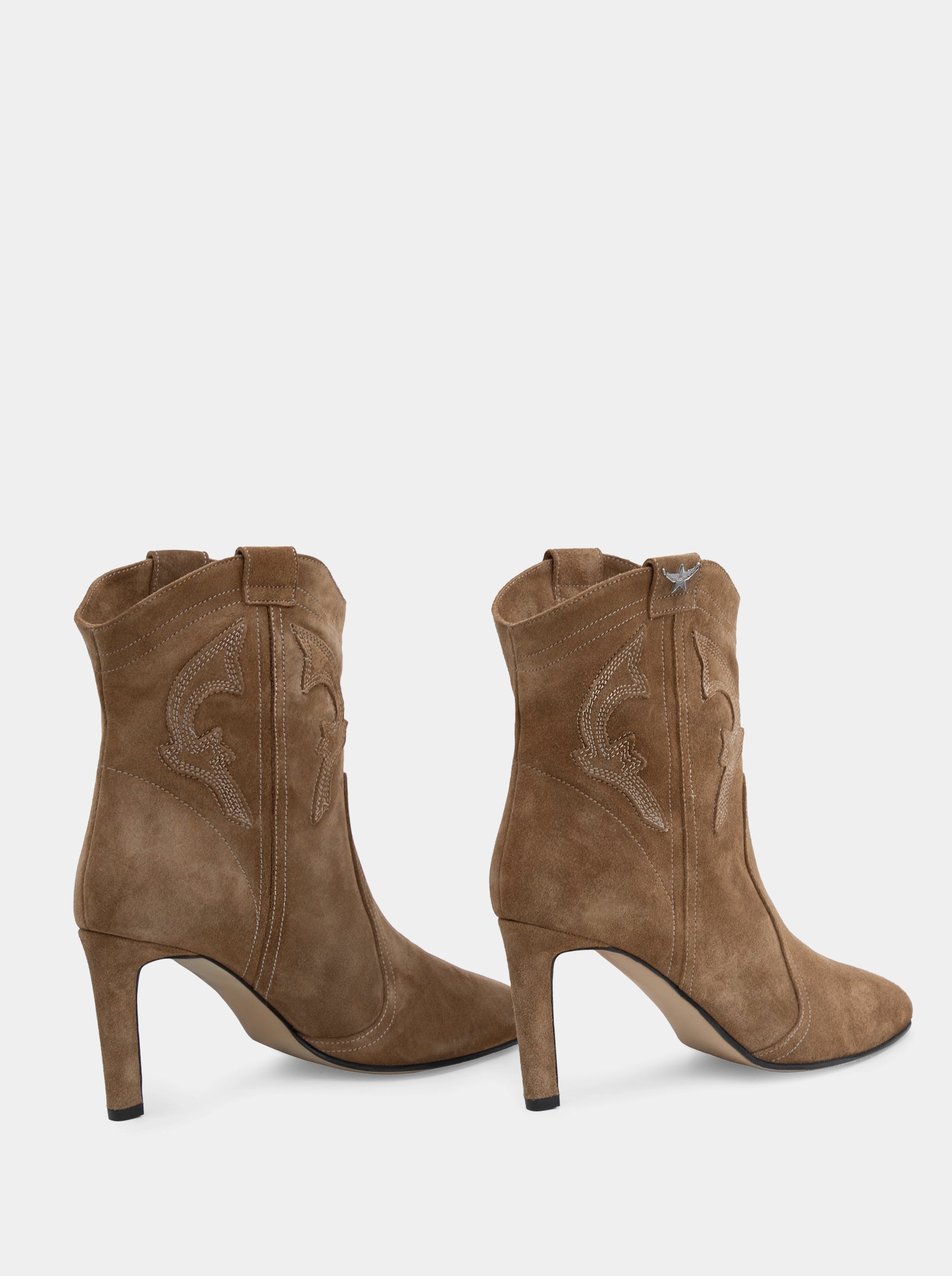 BLAIR BROWN SUEDE BOOTIES