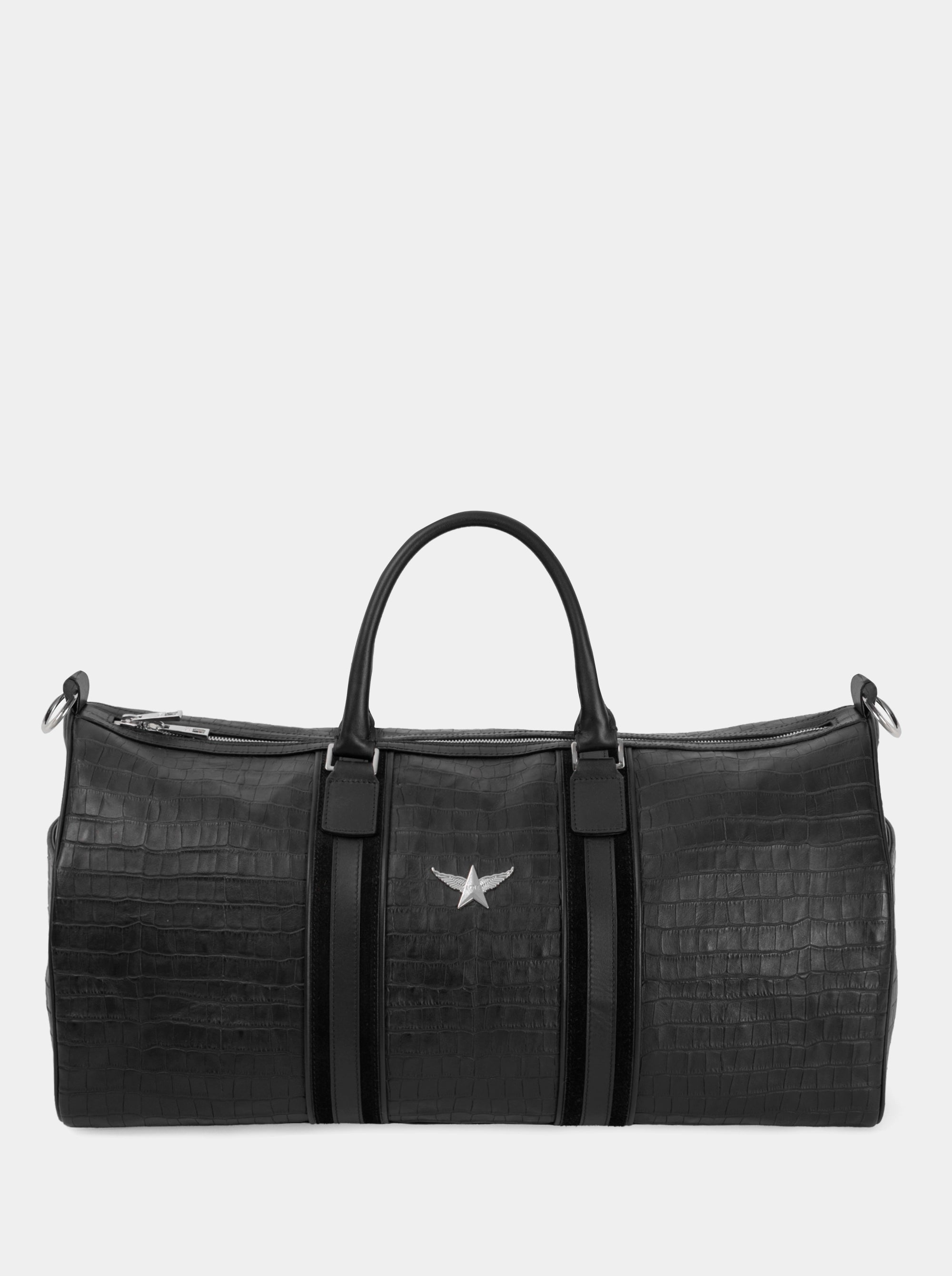 BOWLE BLACK CROCO BAG