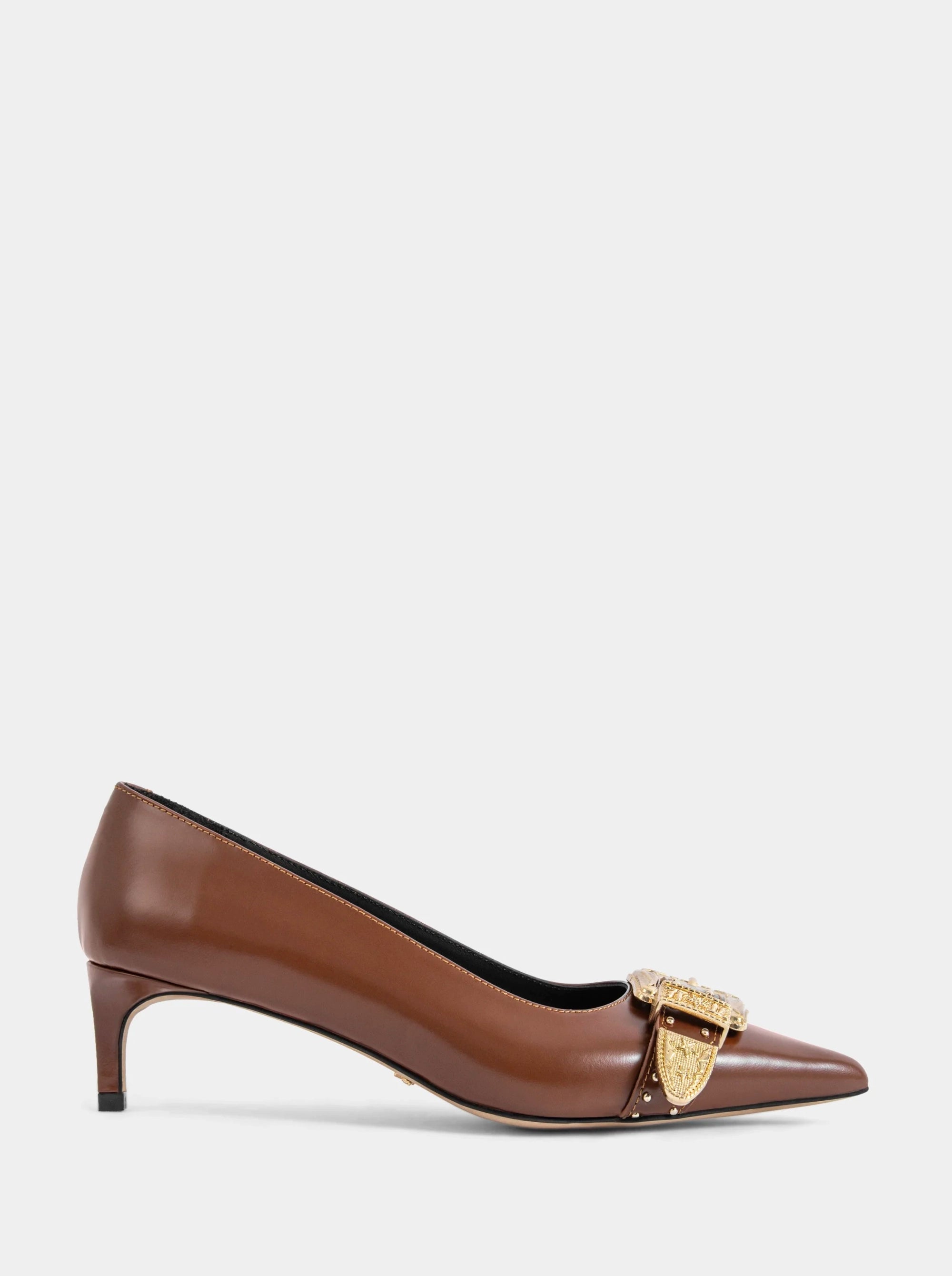 CHAO CARAMEL BROWN BRUSHED PUMPS