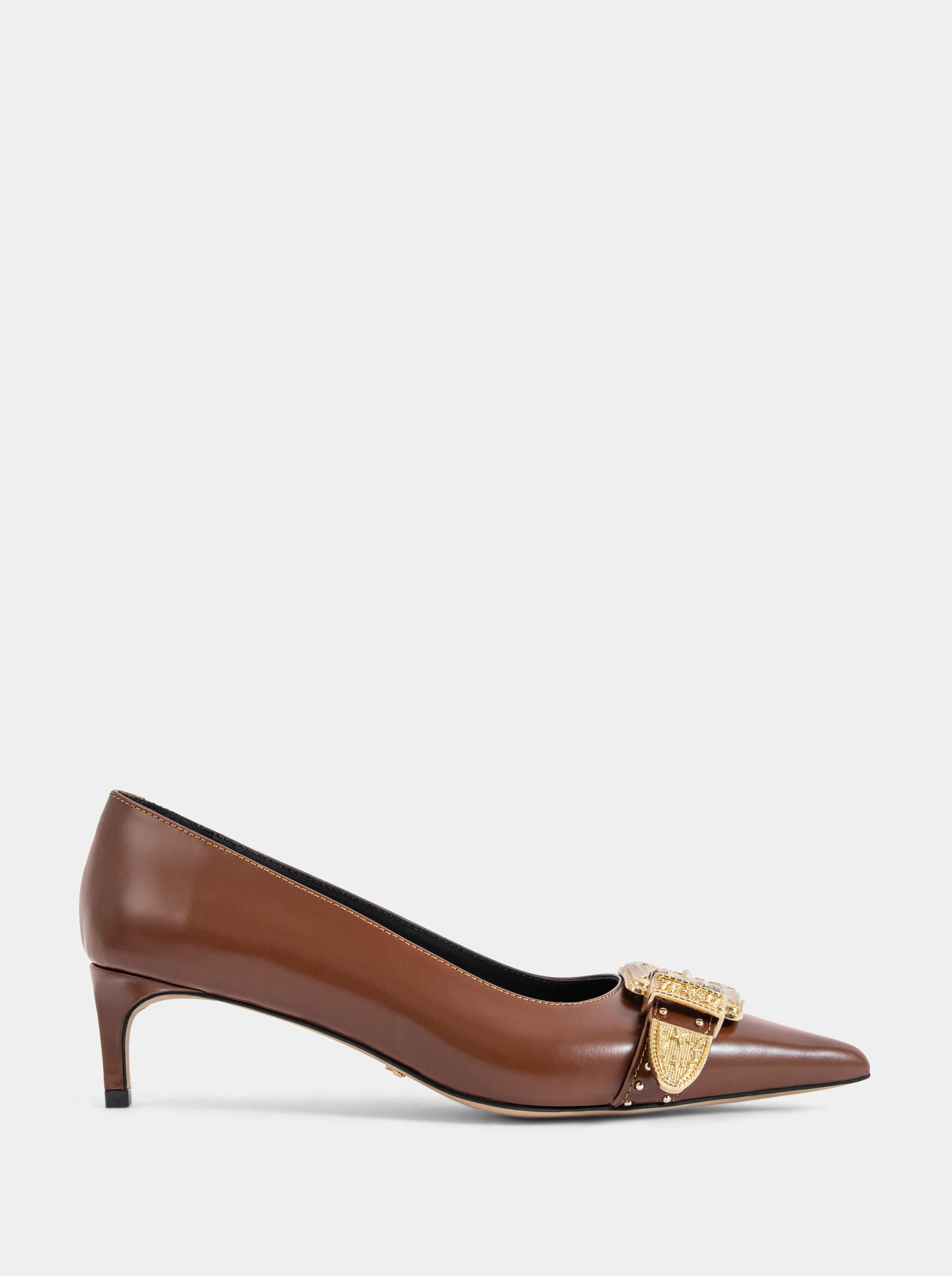 CHAO CARAMEL BROWN BRUSHED PUMPS