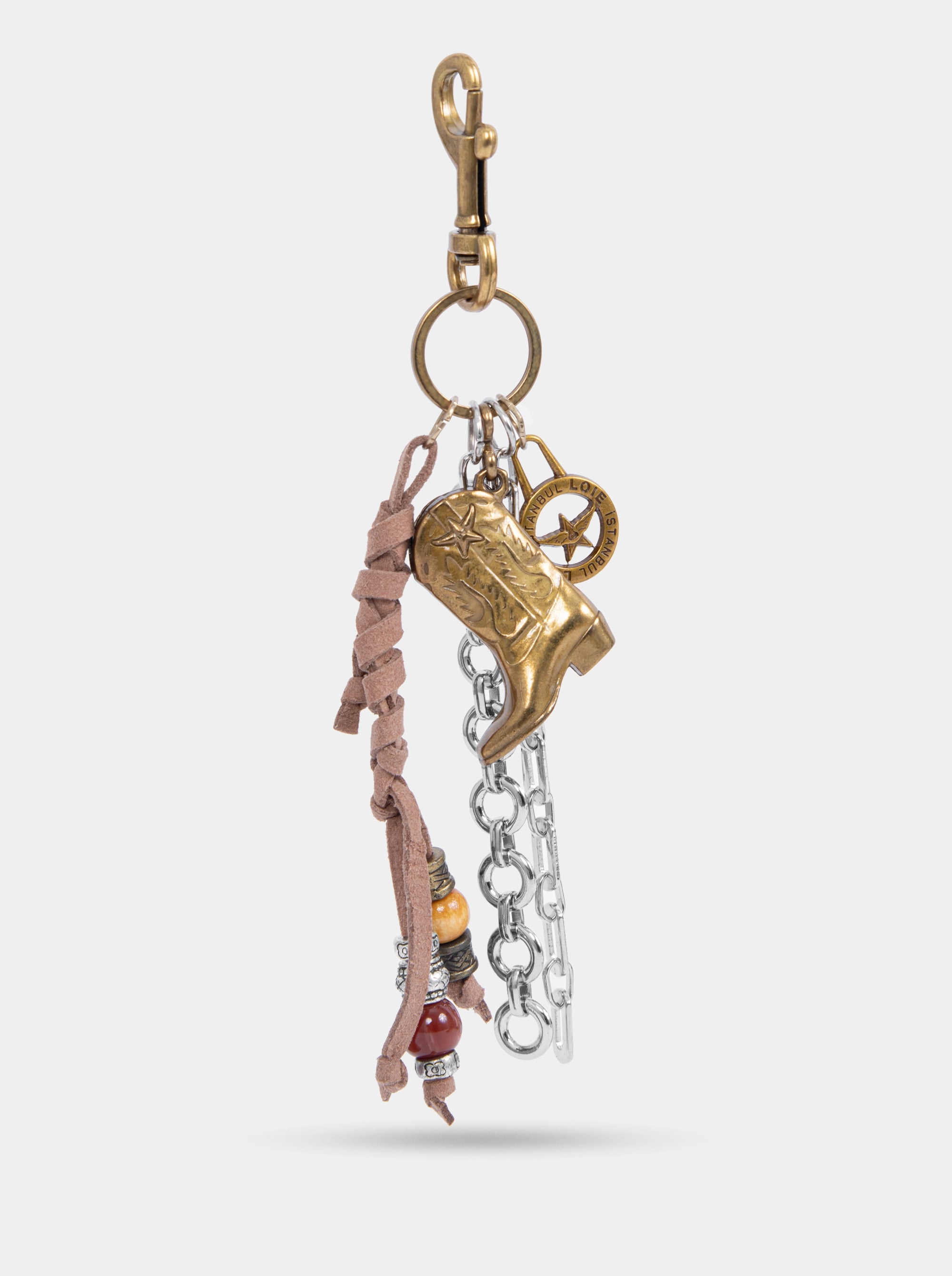 CHARM TASSEL ANTIQUE GOLD