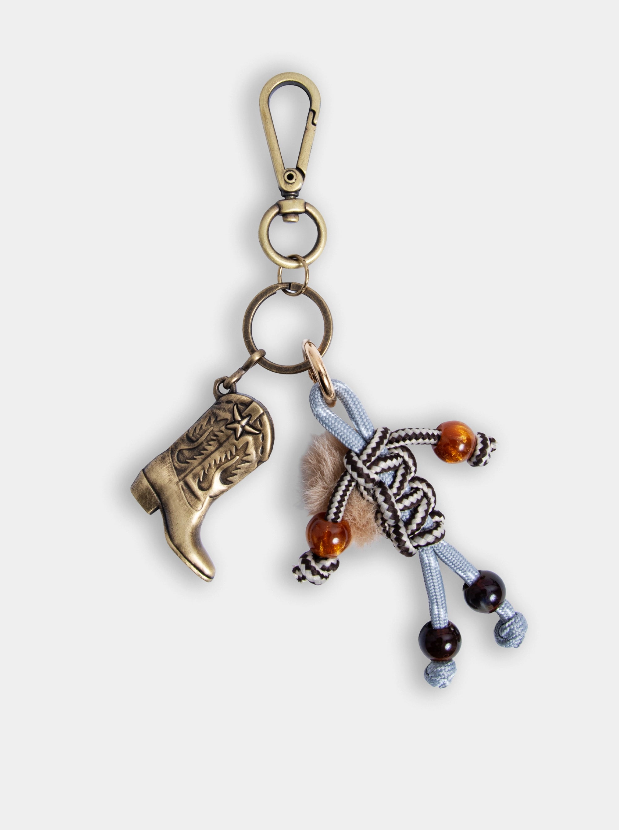 CHARM FURRY ANTIQUE GOLD