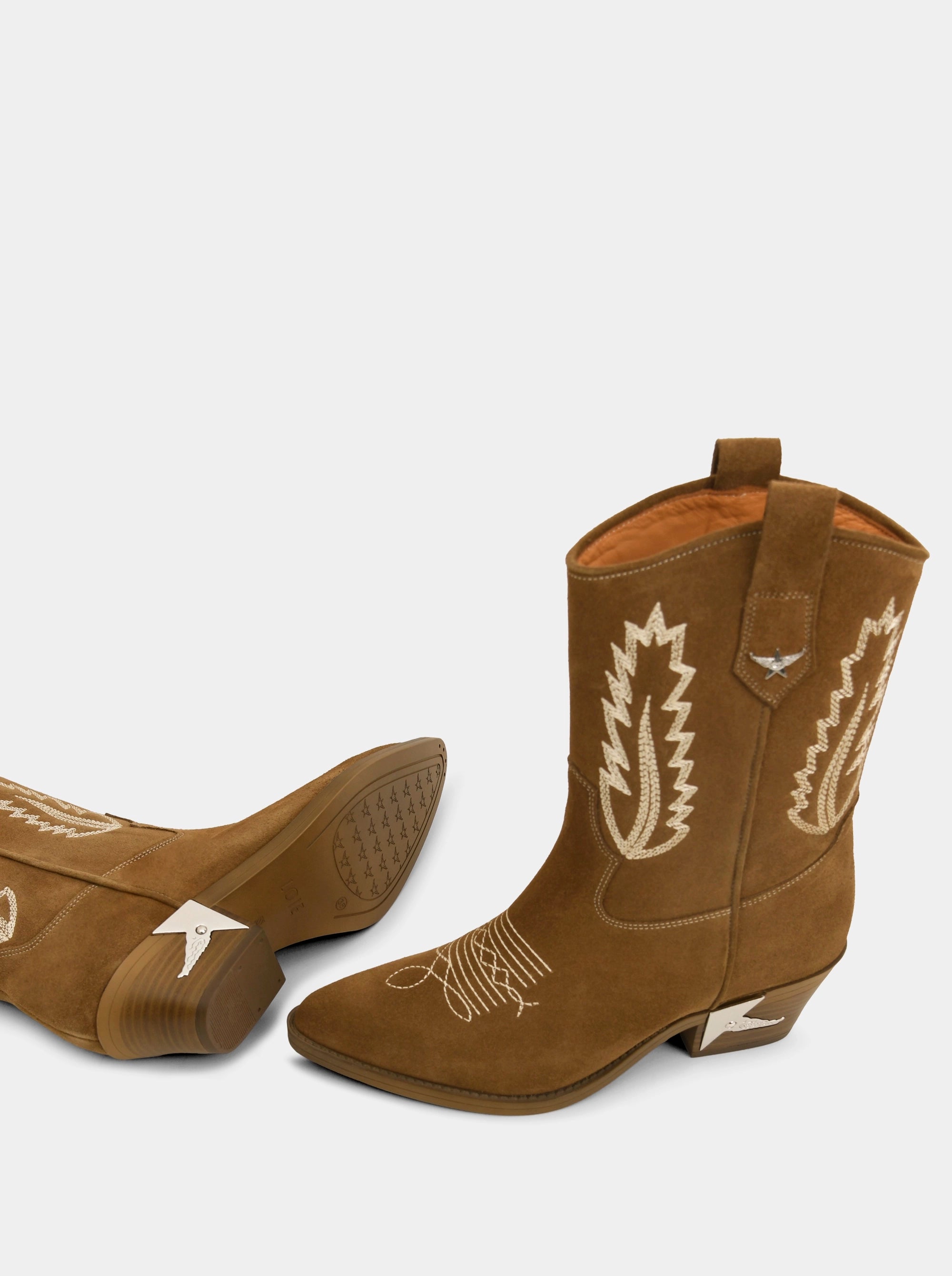 COACHELLA TABACCO SUEDE BOOTIES