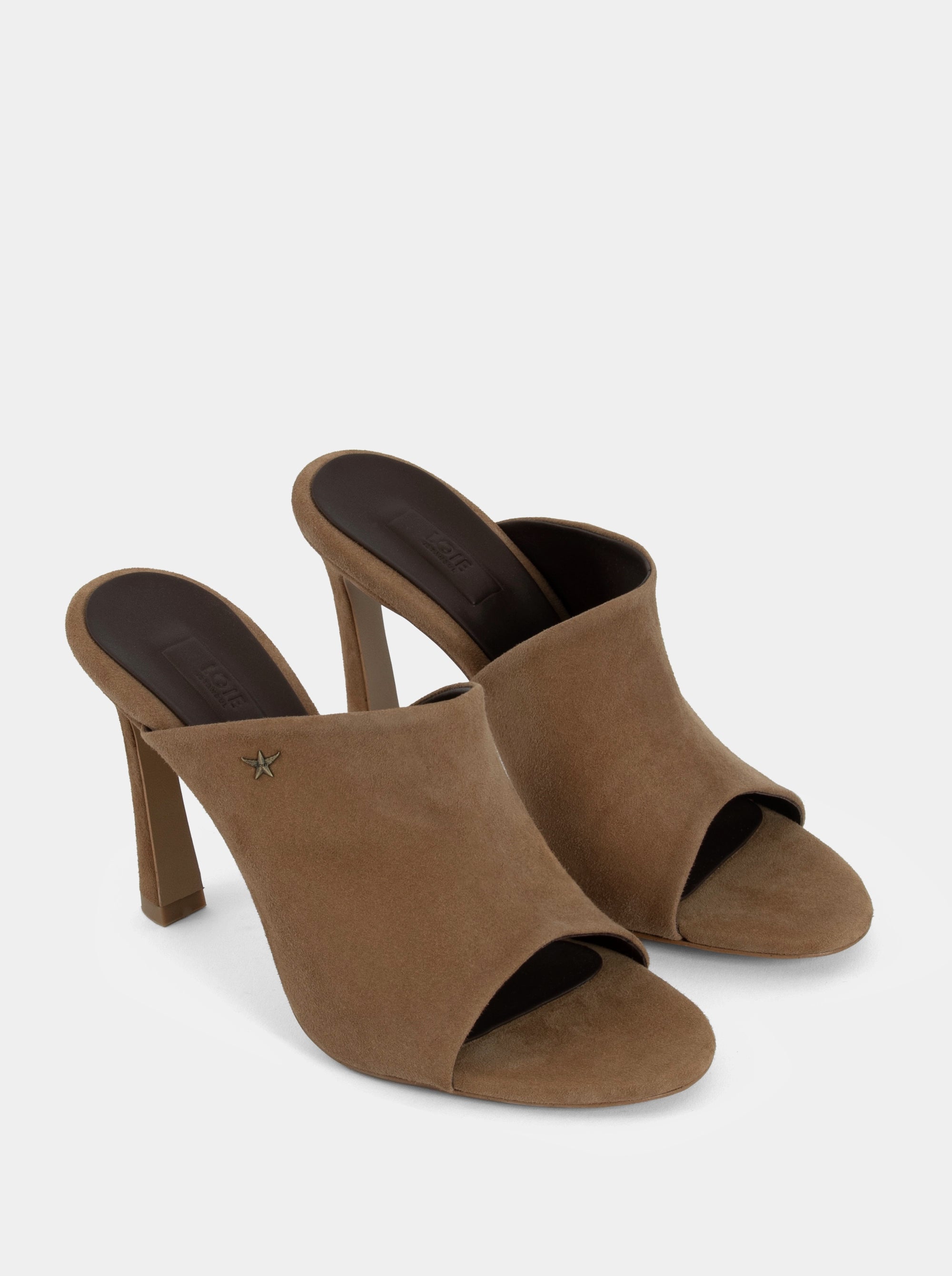 CUT SIGARO SUEDE SANDALS