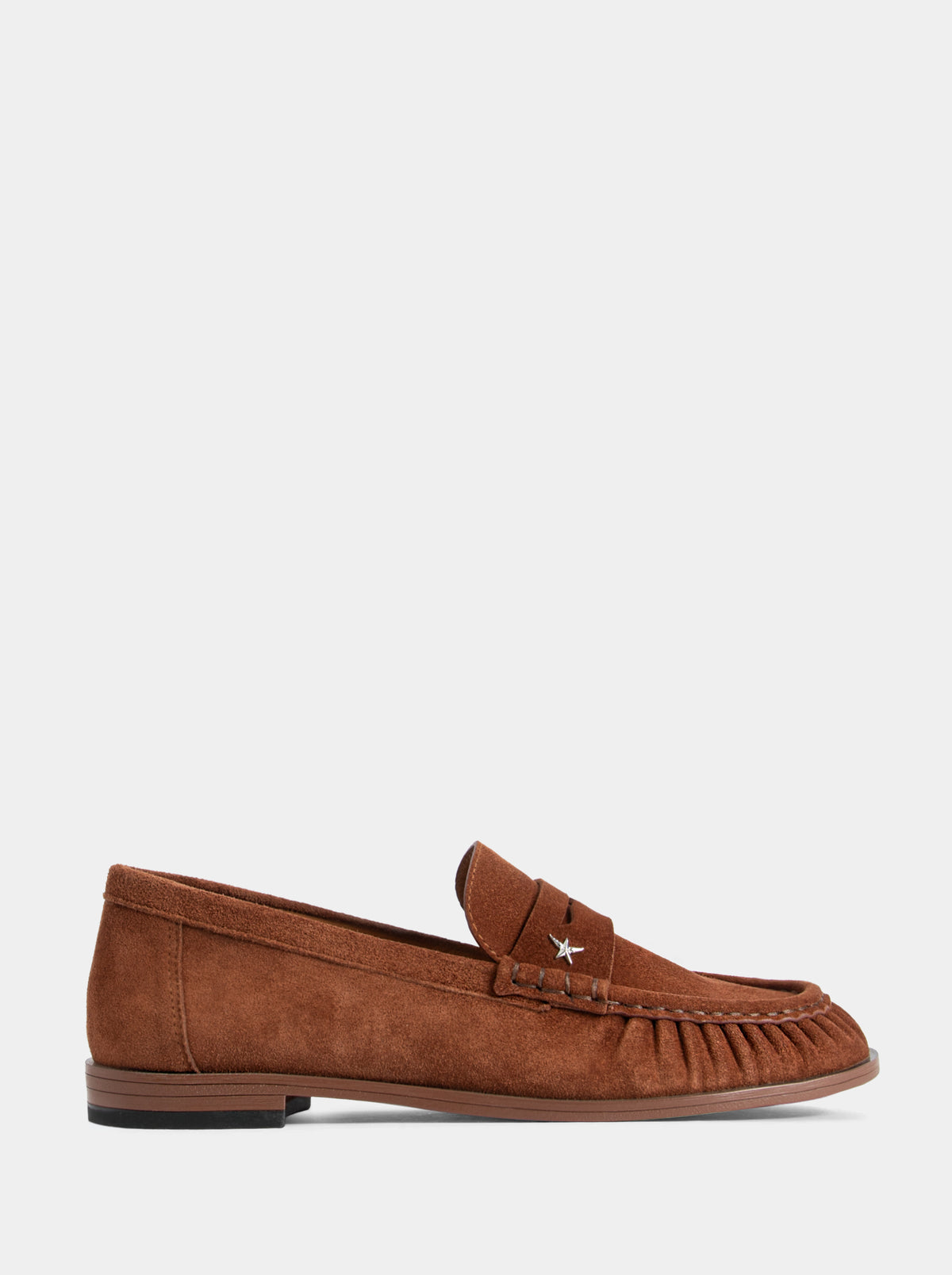 DROP TERACOTA SUEDE SHOES