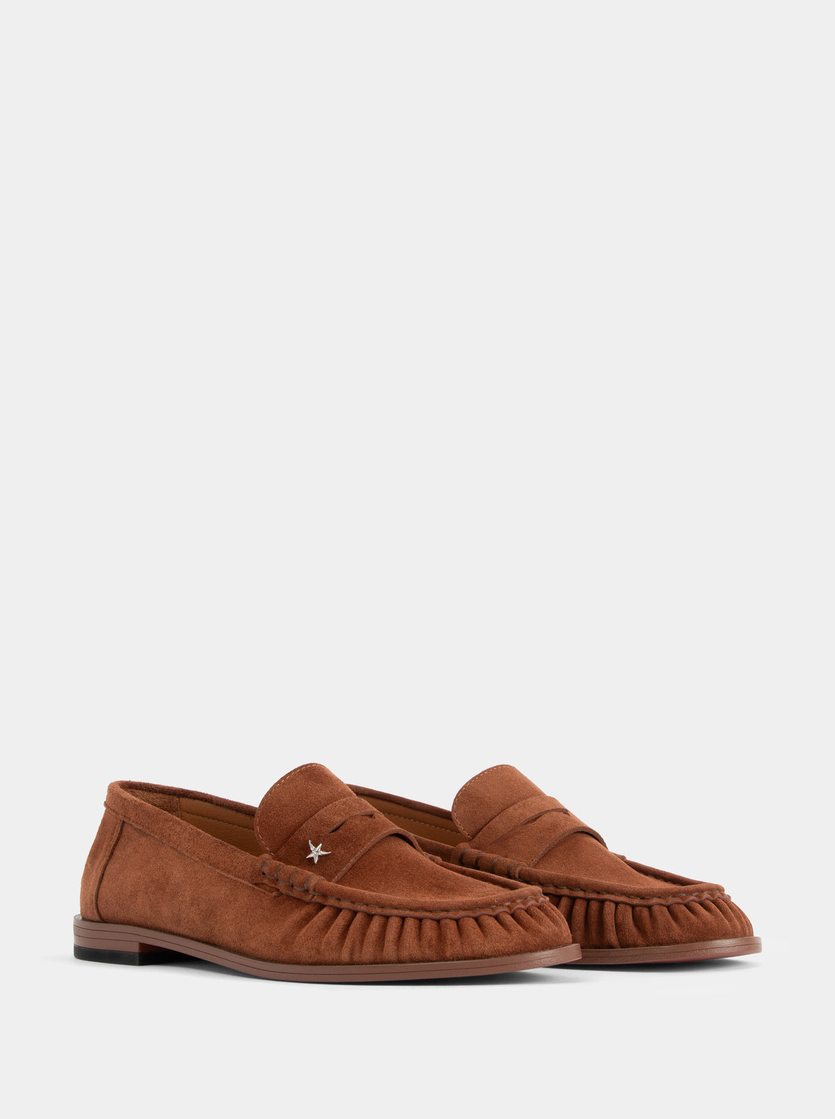 DROP TERACOTA SUEDE SHOES