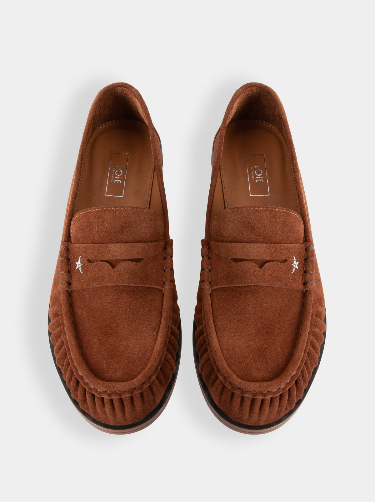 DROP TERACOTA SUEDE SHOES