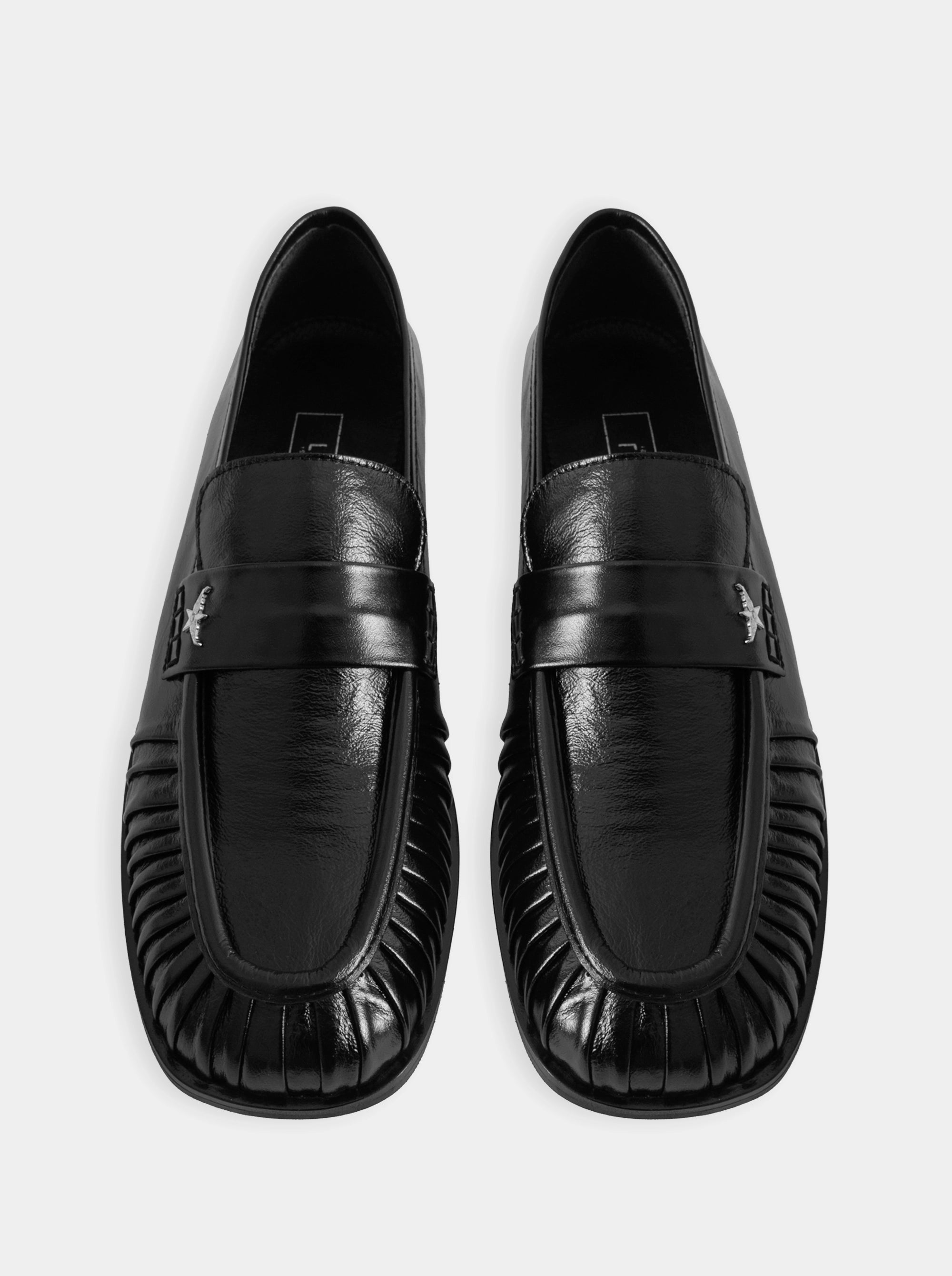 PESO BLACK LEATHER SHOES