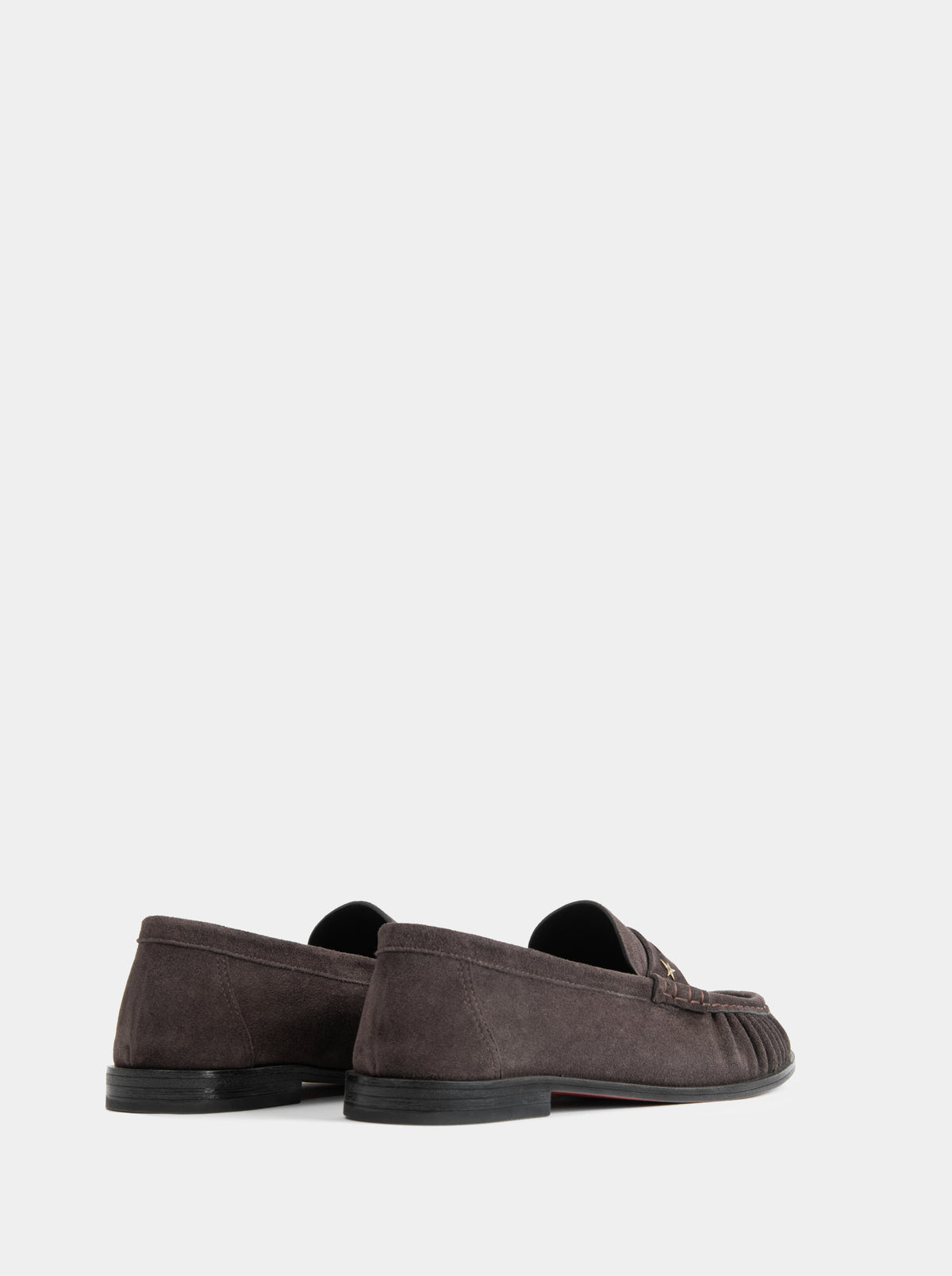 DROP DARK ASH SUEDE SHOES