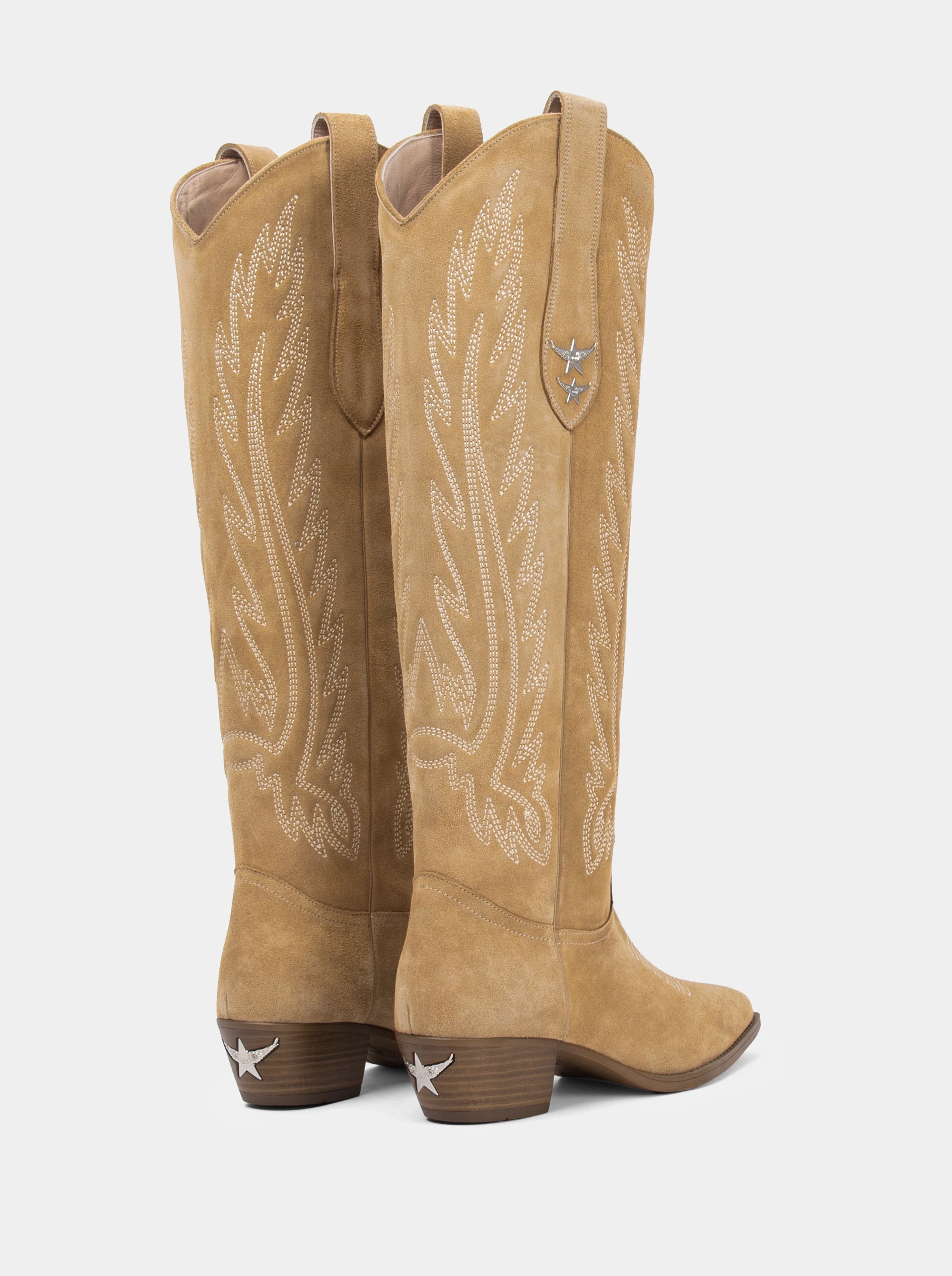 ELENORA CAMEL SUEDE BOOTS