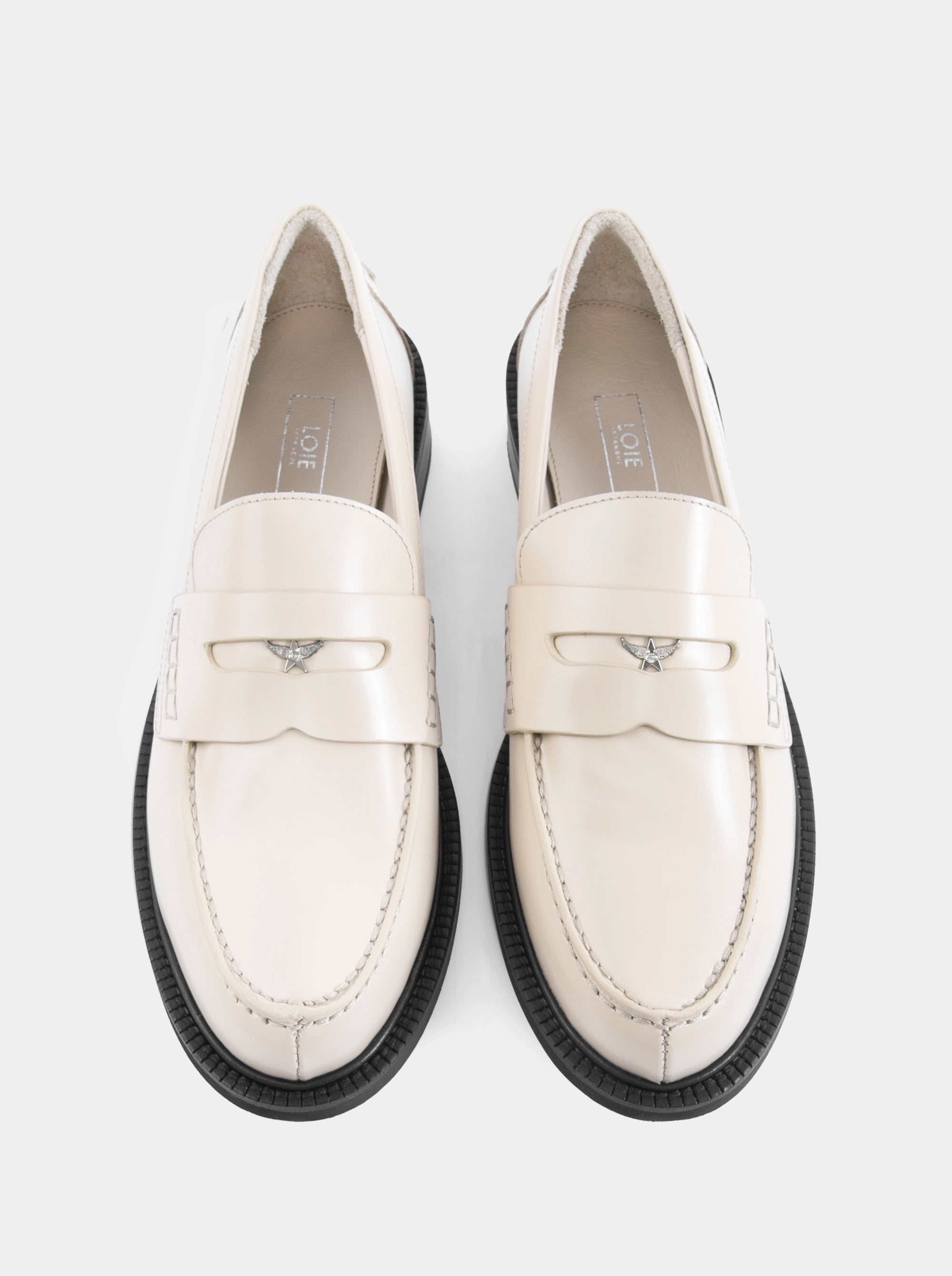 ELITE BEIGE BRUSHED LEATHER SHOES