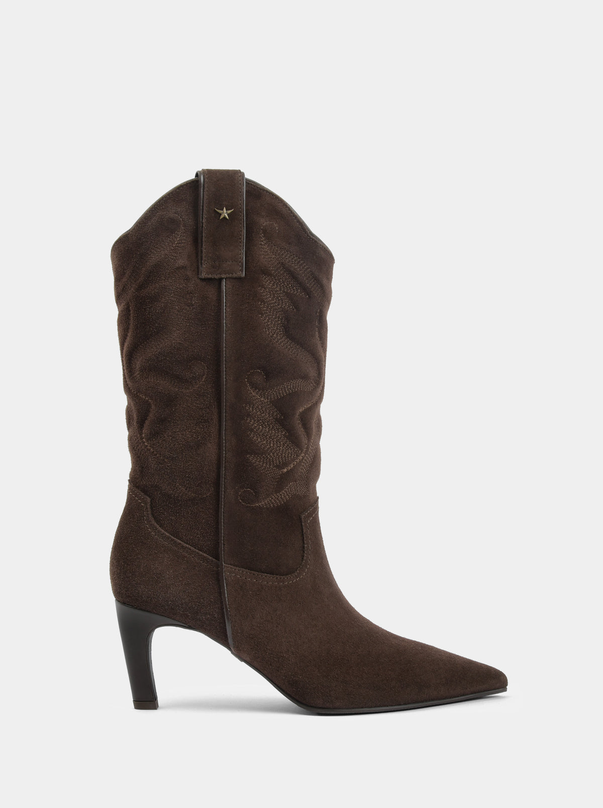 EL PASO BROWN SUEDE BOOTS