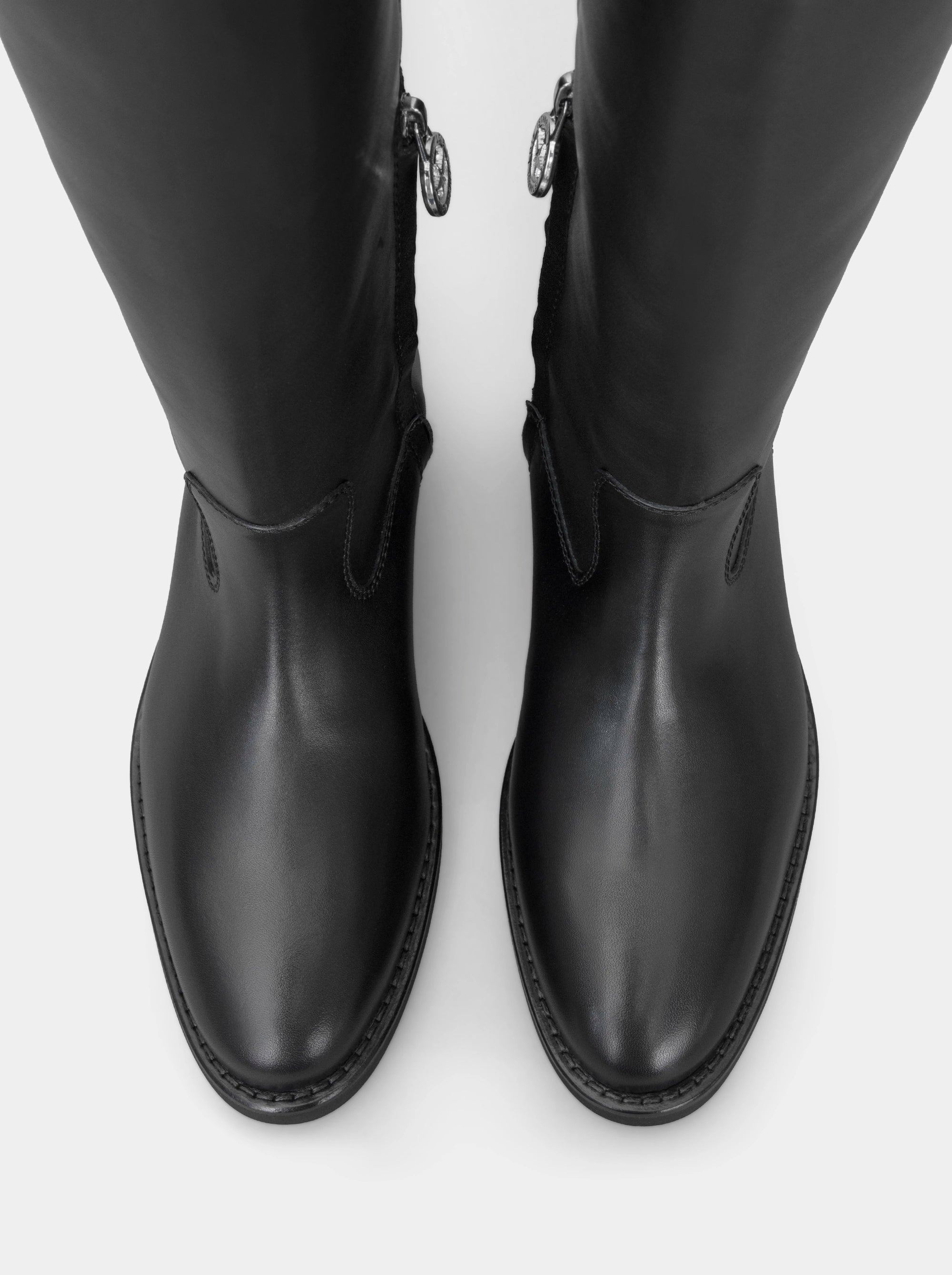 ENJOY BLACK LEATHER BOOTS