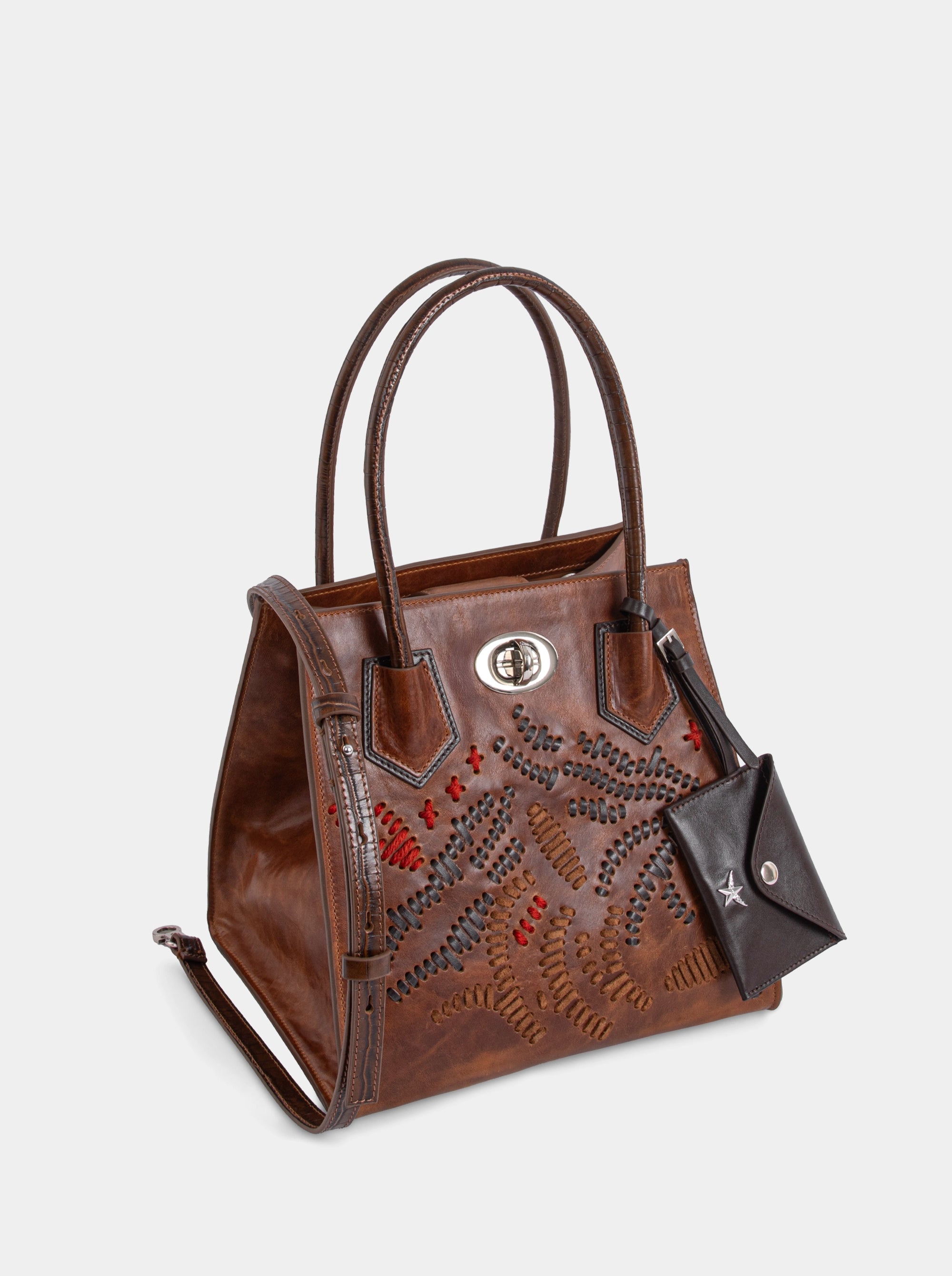ESSENTIAL CARAMEL BROWN LEATHER BAG