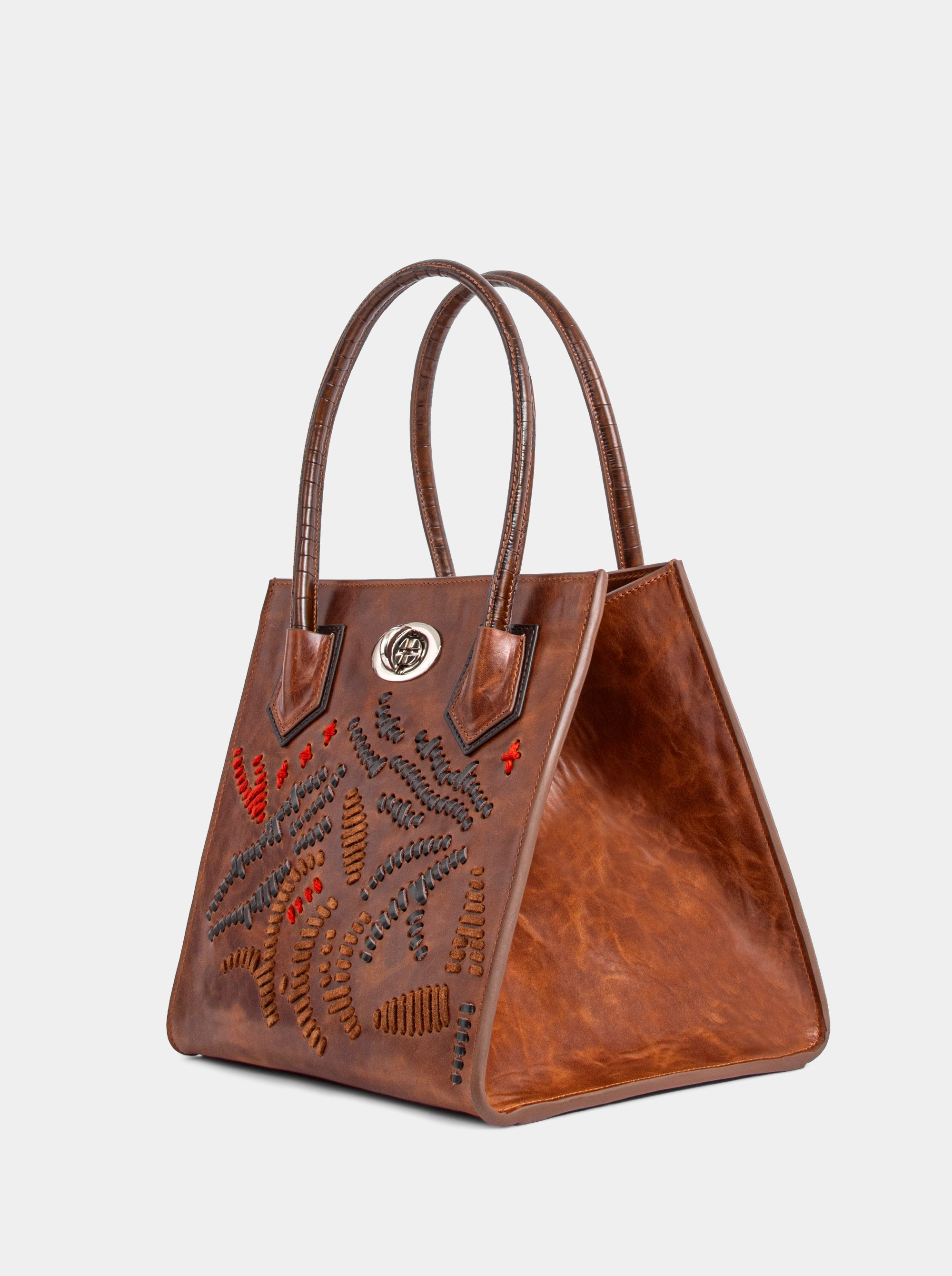 ESSENTIAL CARAMEL BROWN LEATHER BAG