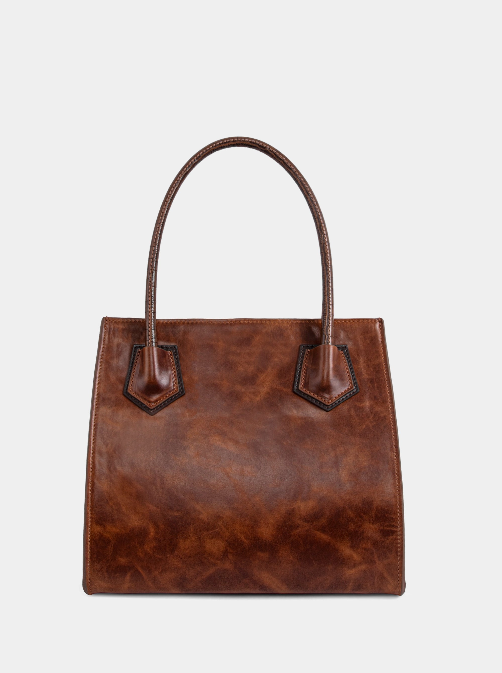ESSENTIAL CARAMEL BROWN LEATHER BAG
