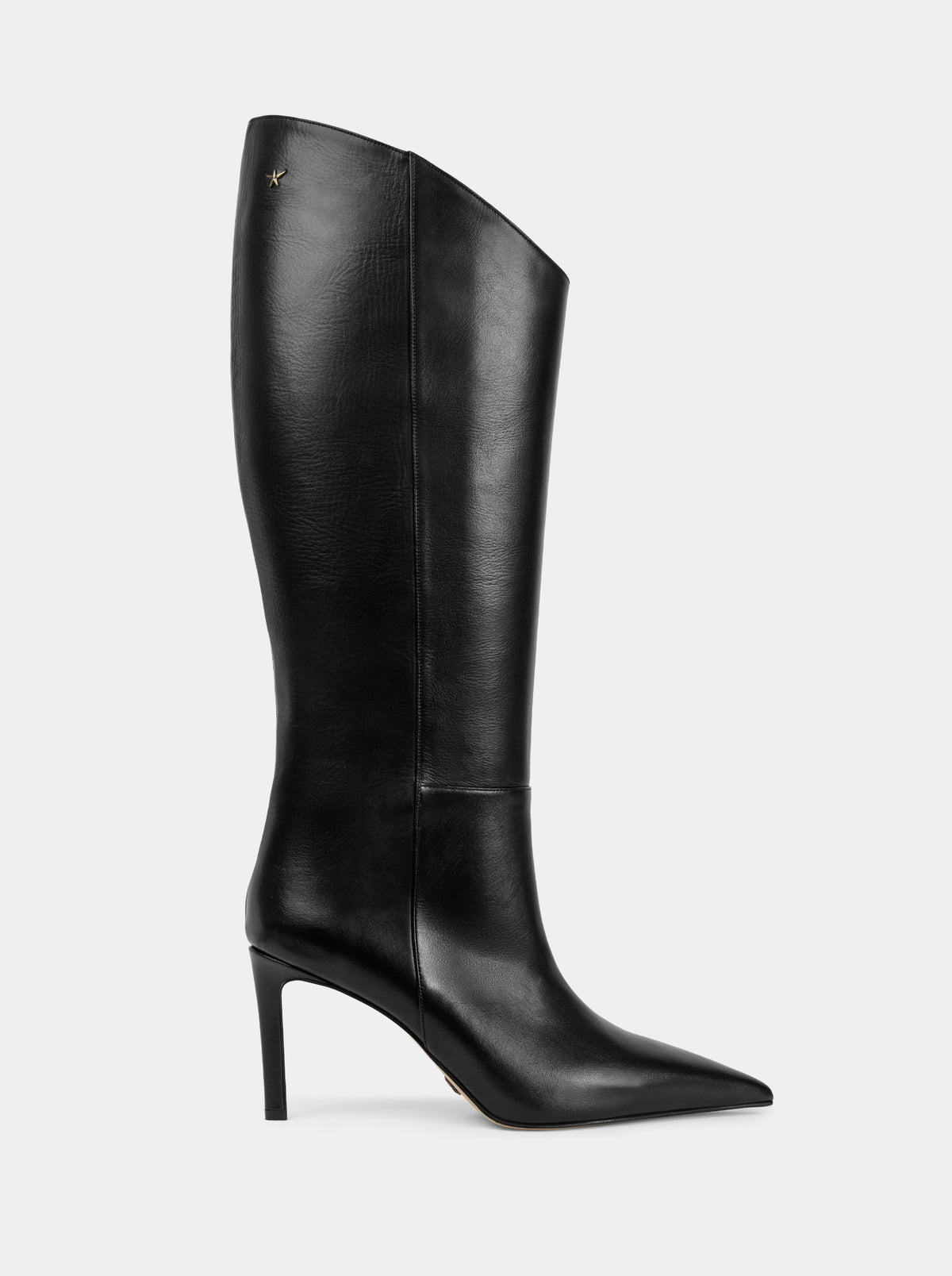 EVA BLACK LEATHER BOOTS
