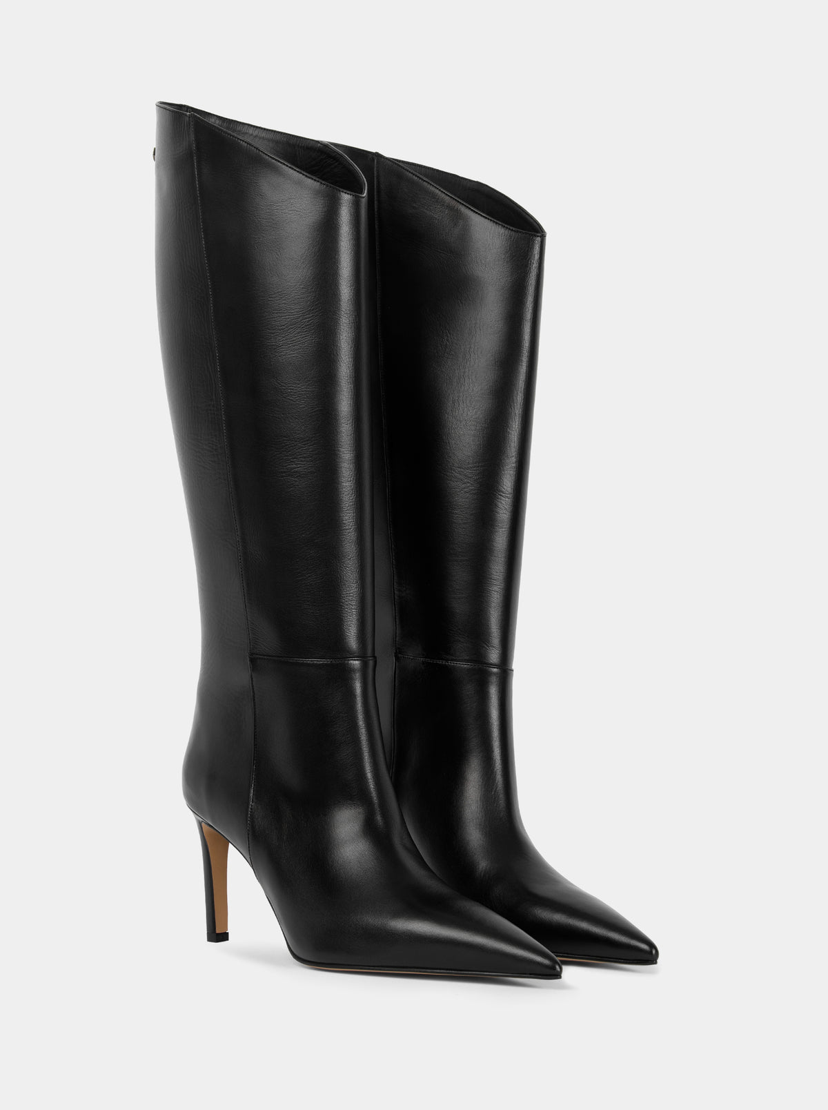 EVA BLACK LEATHER BOOTS