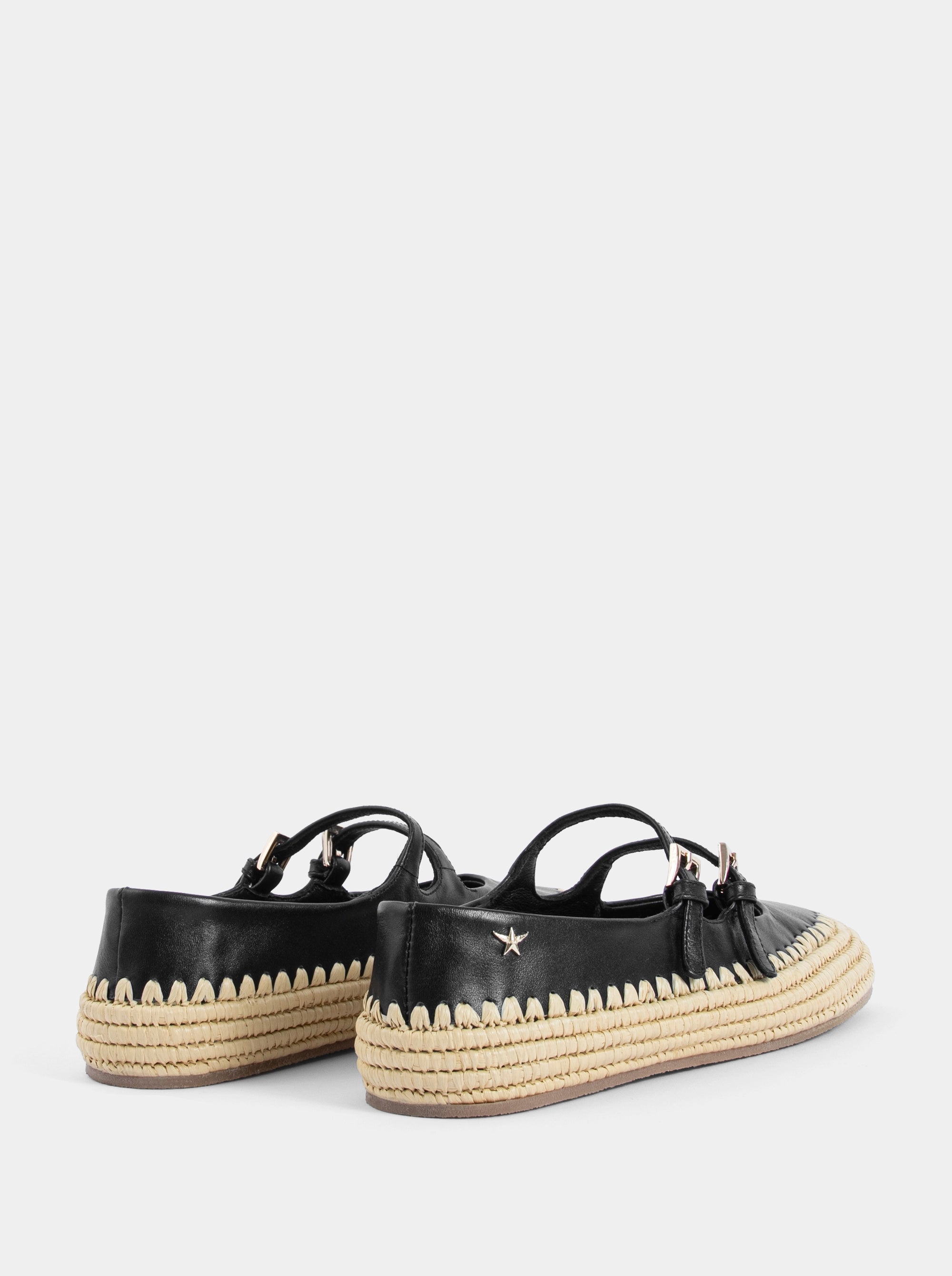 CLOUD BEIGE LEATHER BALLET FLATS