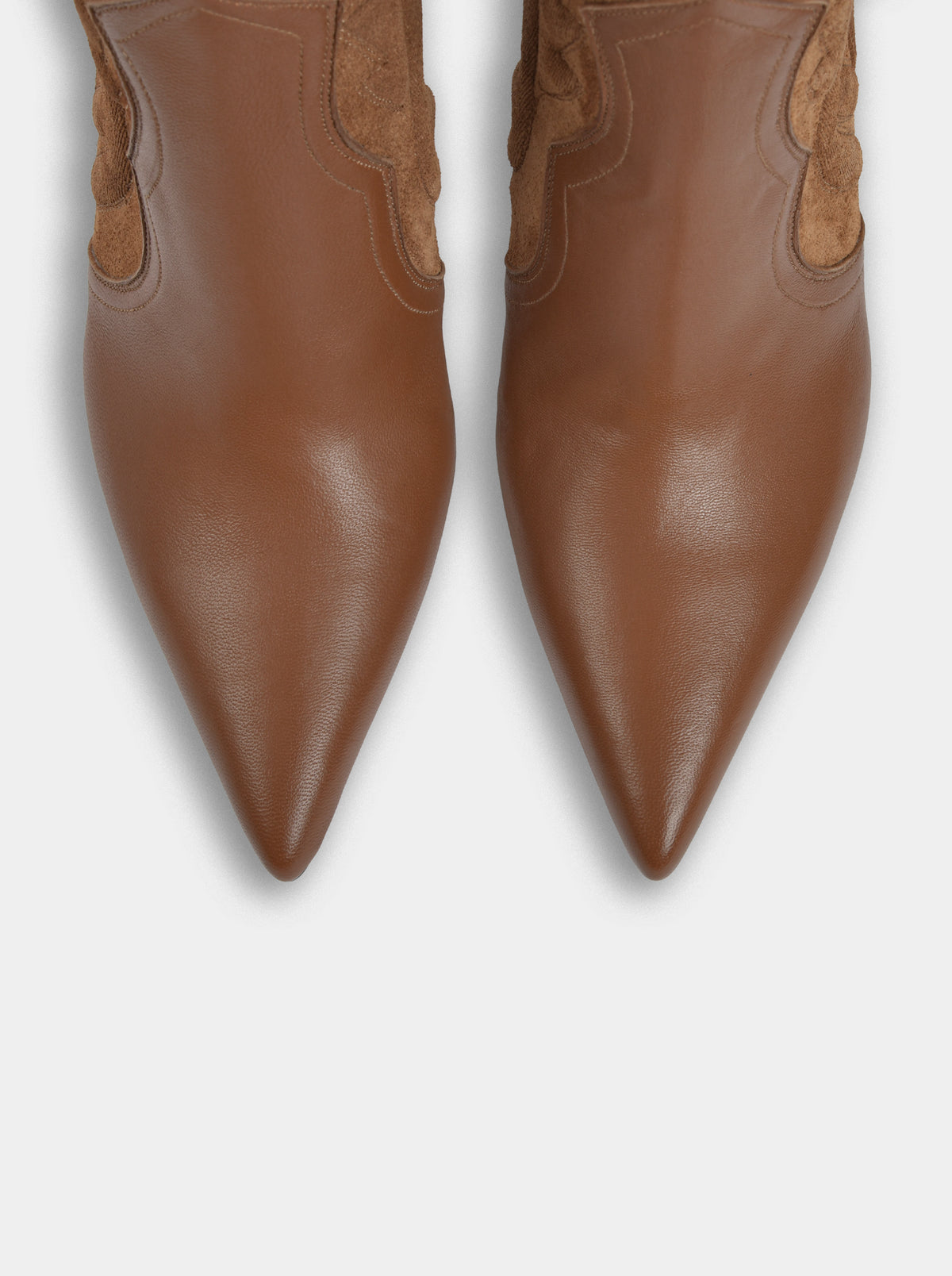 IDOLE CAMEL SUEDE BOOTS