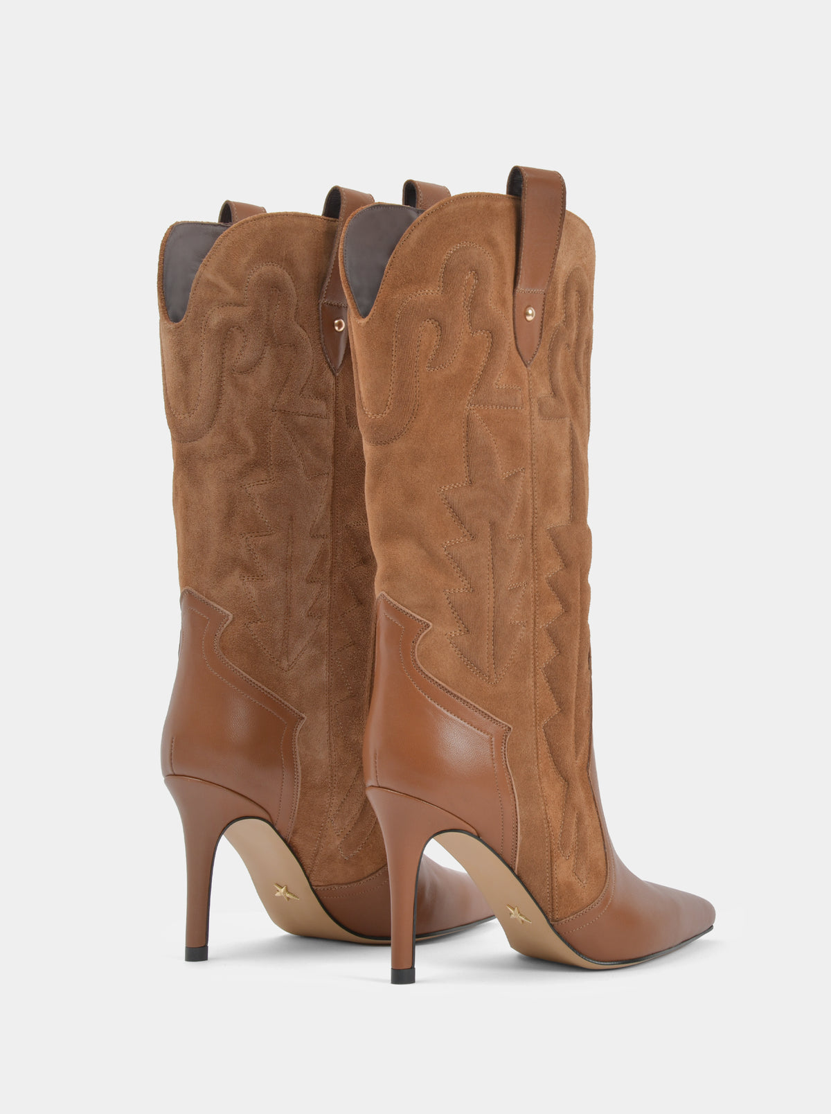 IDOLE CAMEL SUEDE BOOTS