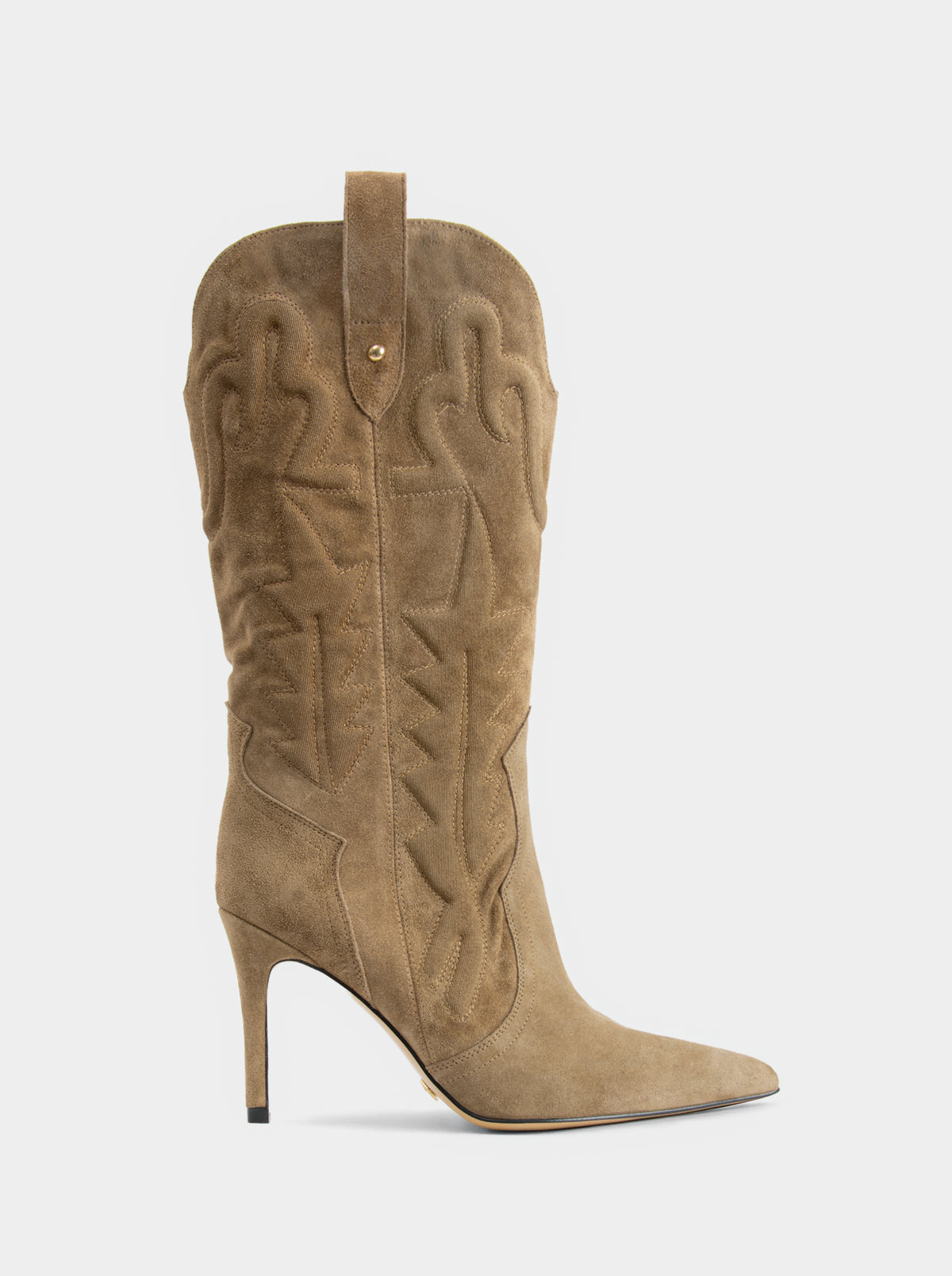 IDOLE CAMEL SUEDE BOOTS