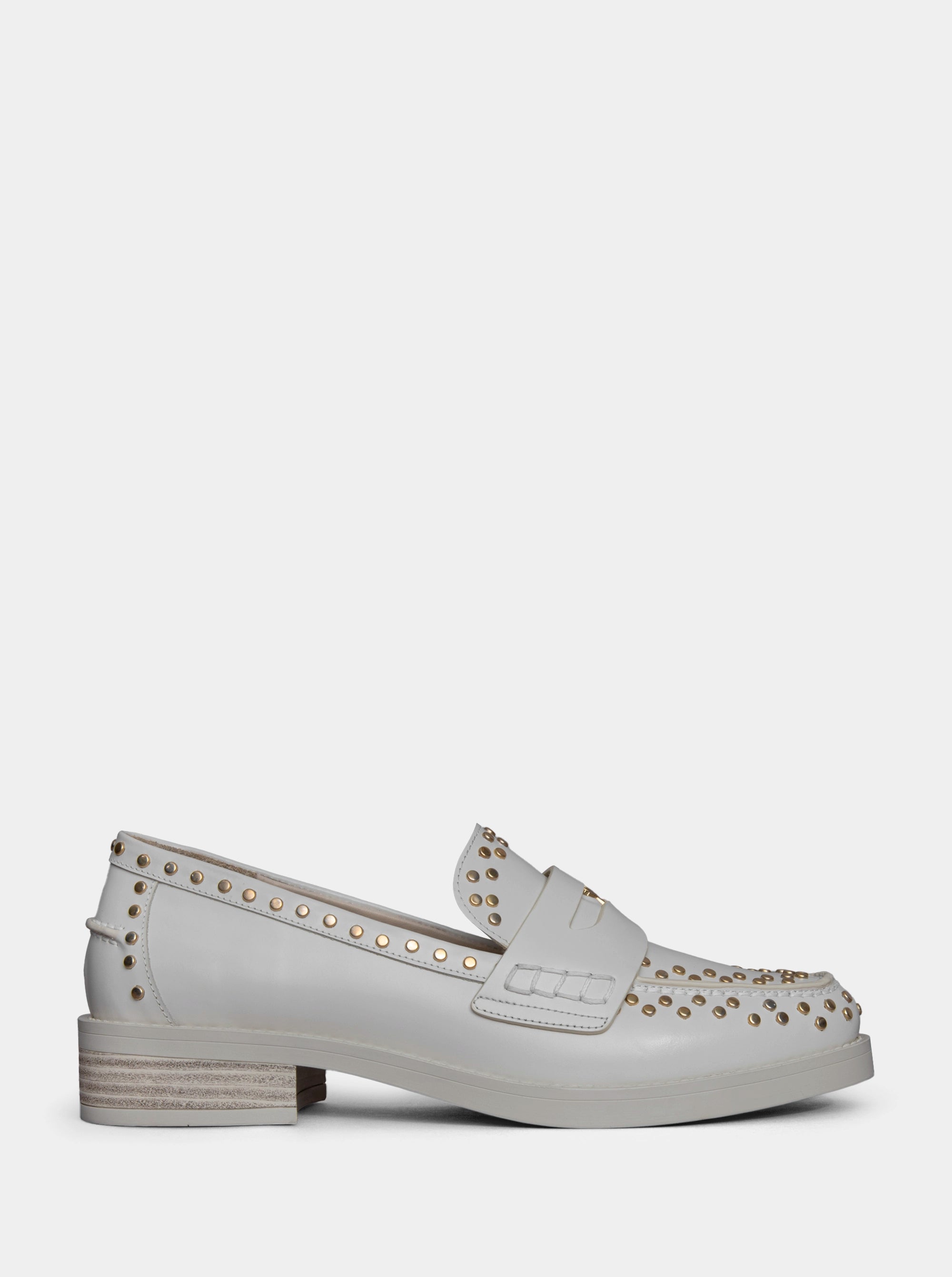 SM-37 JESSIE BEIGE LEATHER SHOES