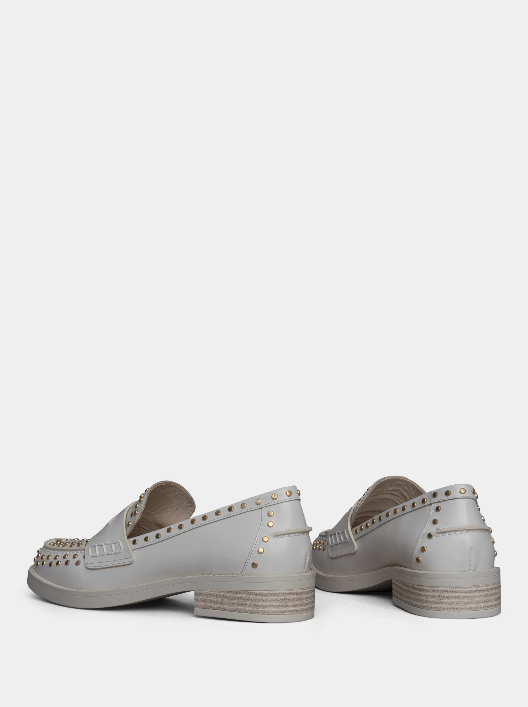 SM-37 JESSIE BEIGE LEATHER SHOES