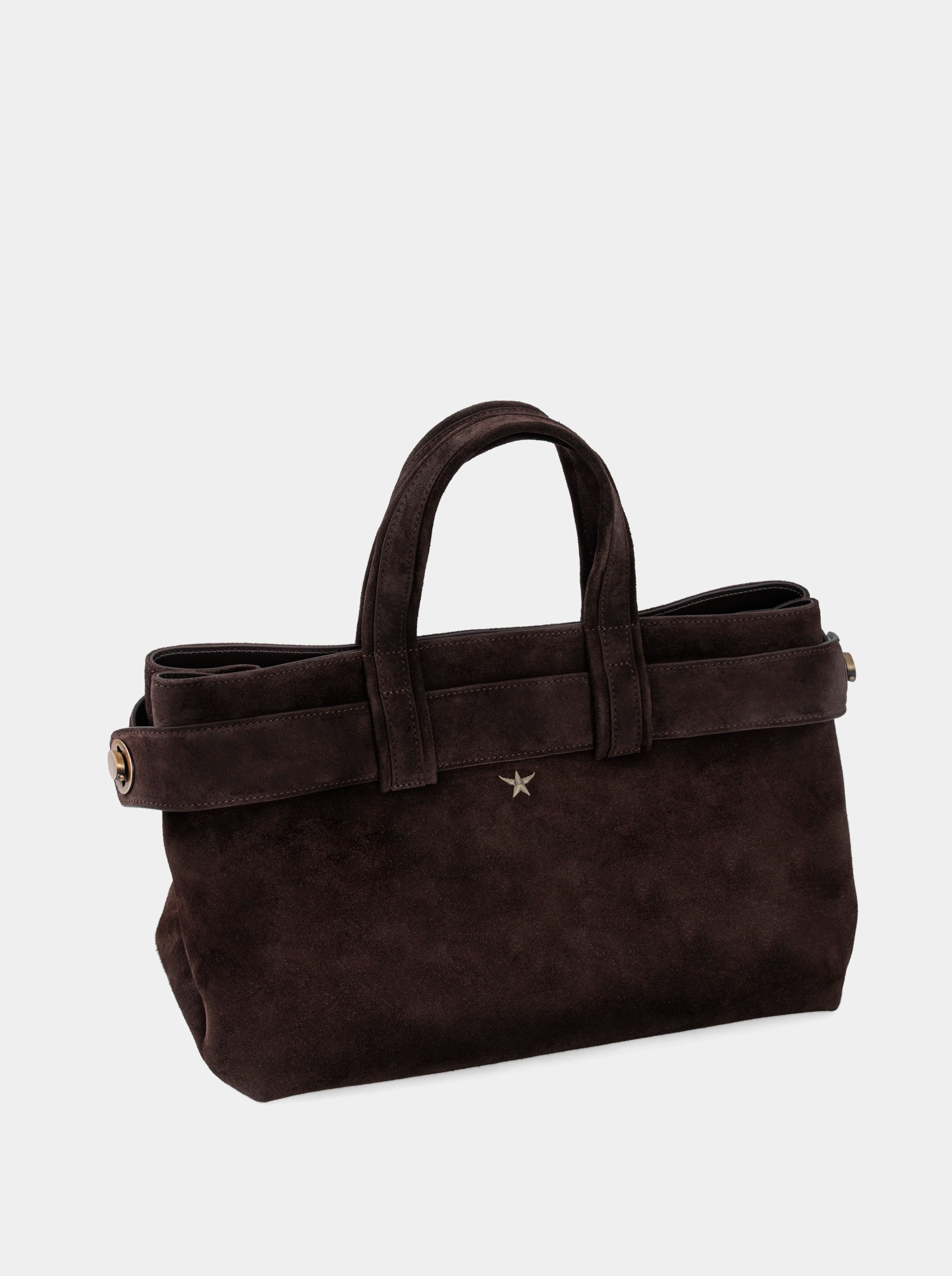 LAUREN BROWN SUEDE BAG