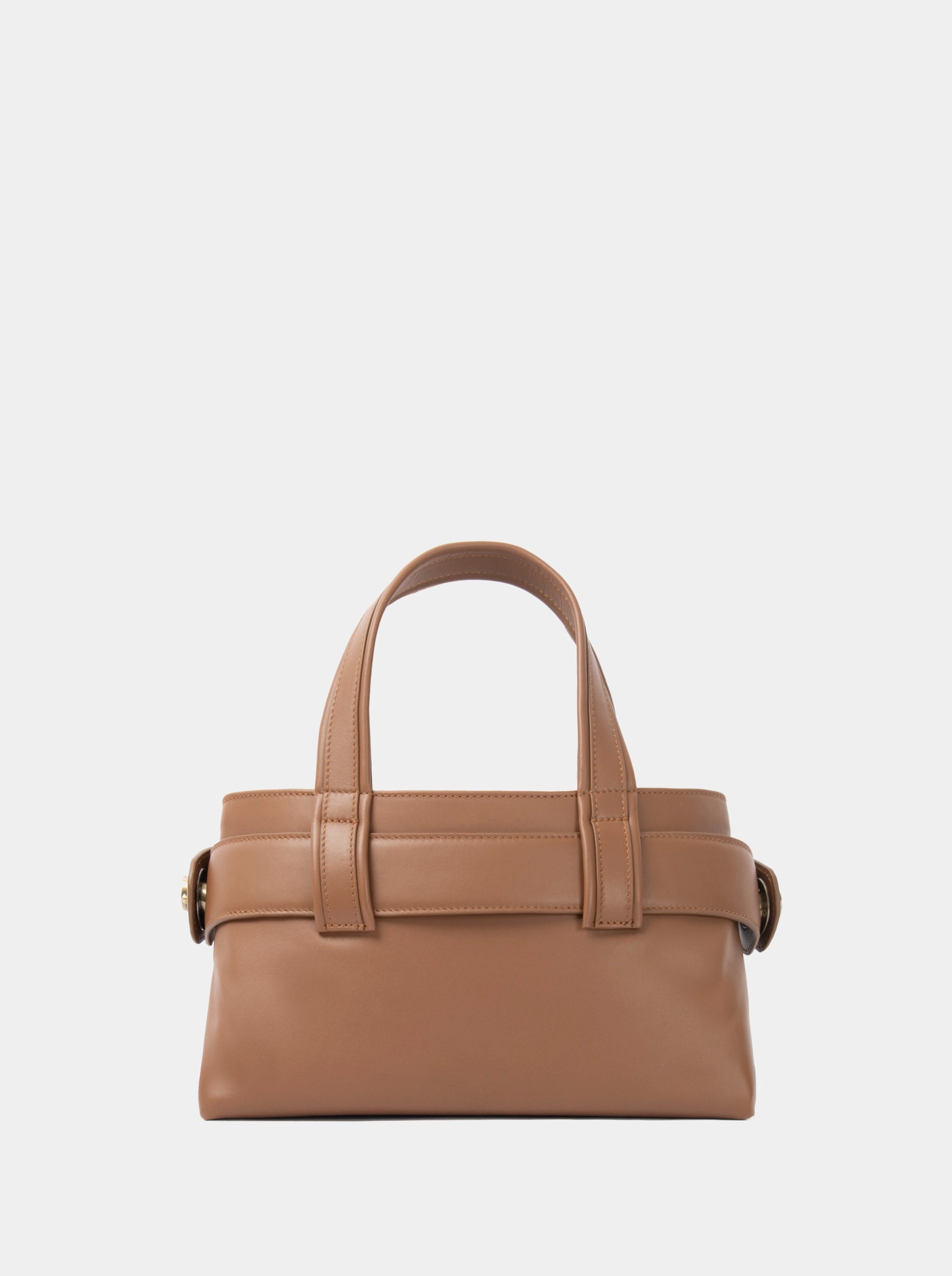 LAUREN MINI CARAMEL LEATHER BAG