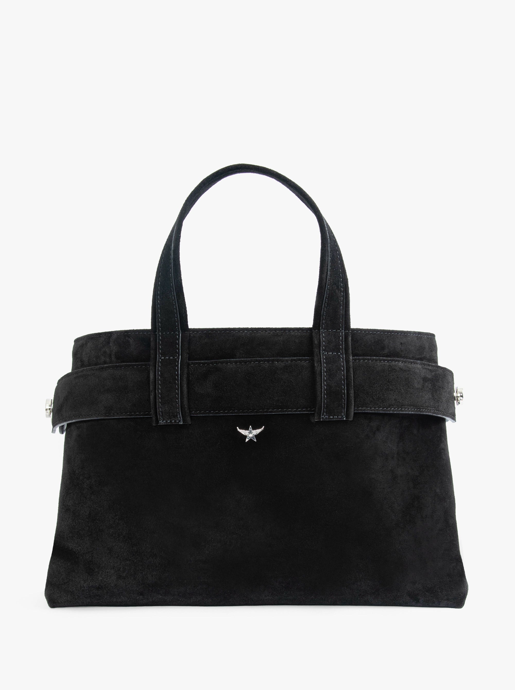 LAUREN BLACK SUEDE BAG