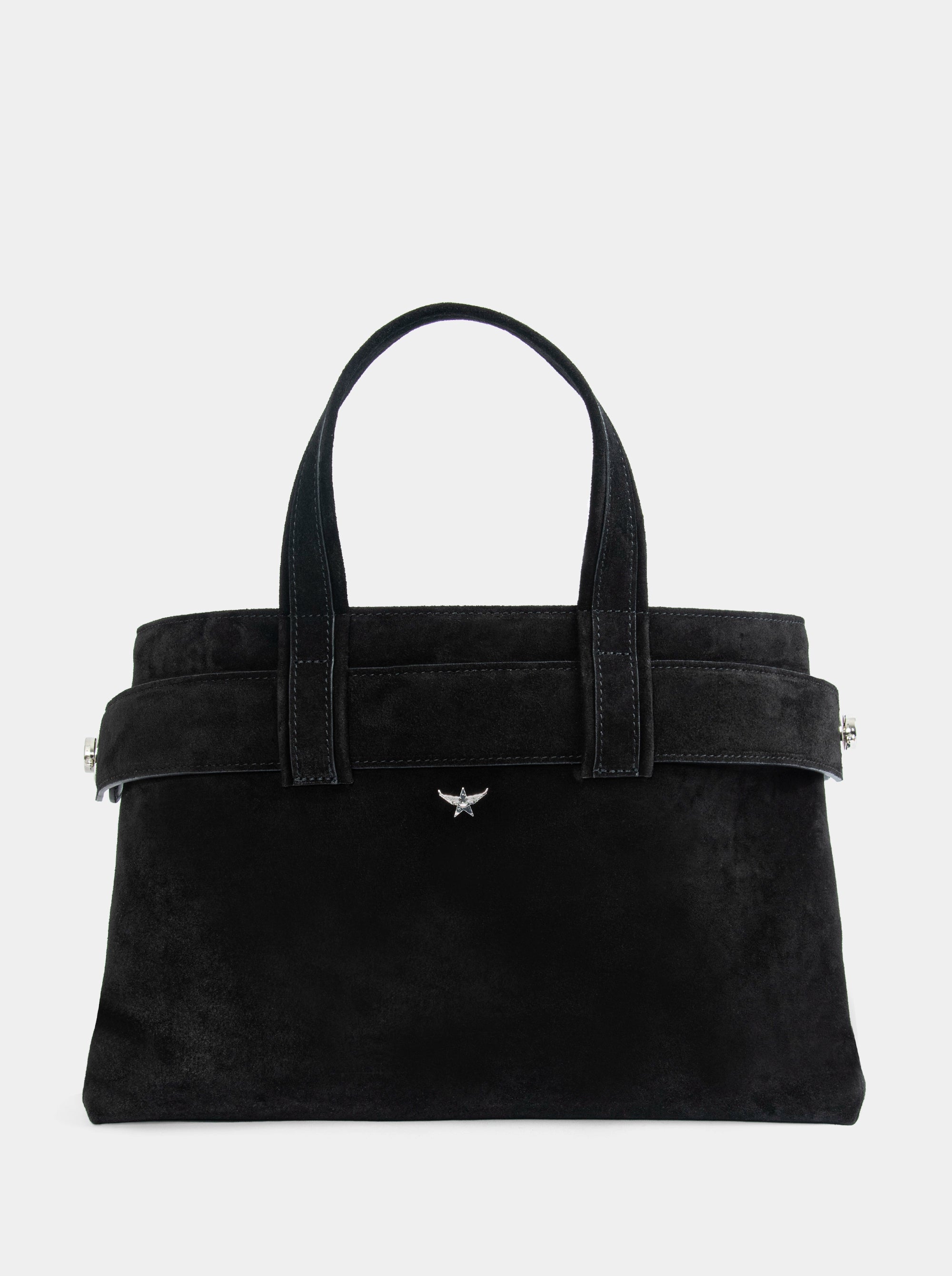 LAUREN BLACK SUEDE BAG
