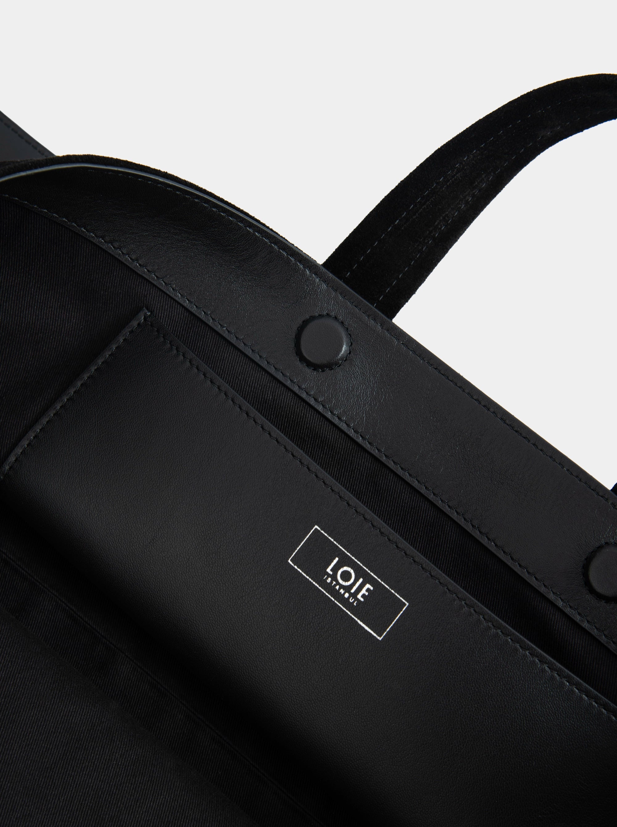 LAUREN BLACK SUEDE BAG