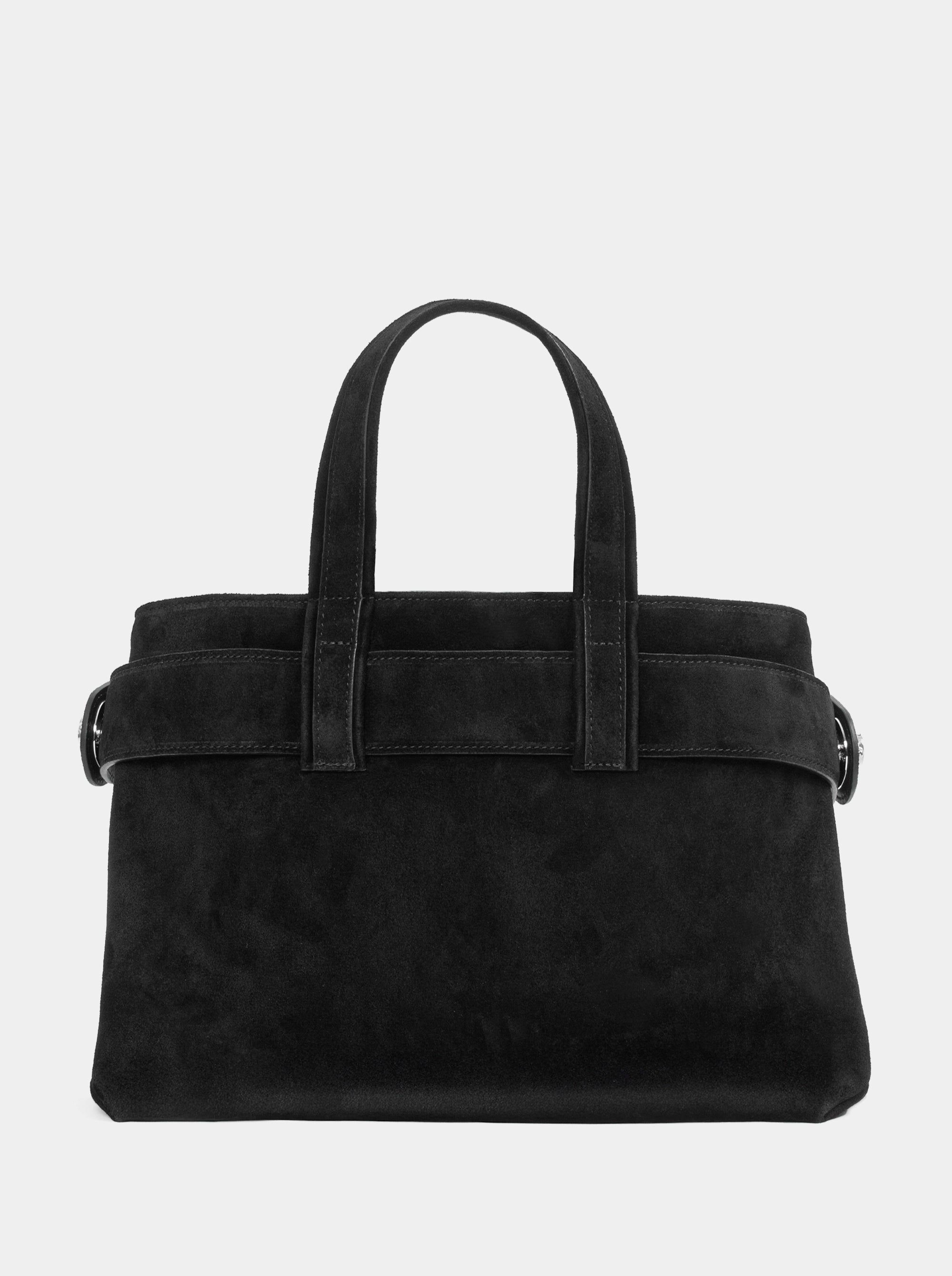 LAUREN BLACK SUEDE BAG