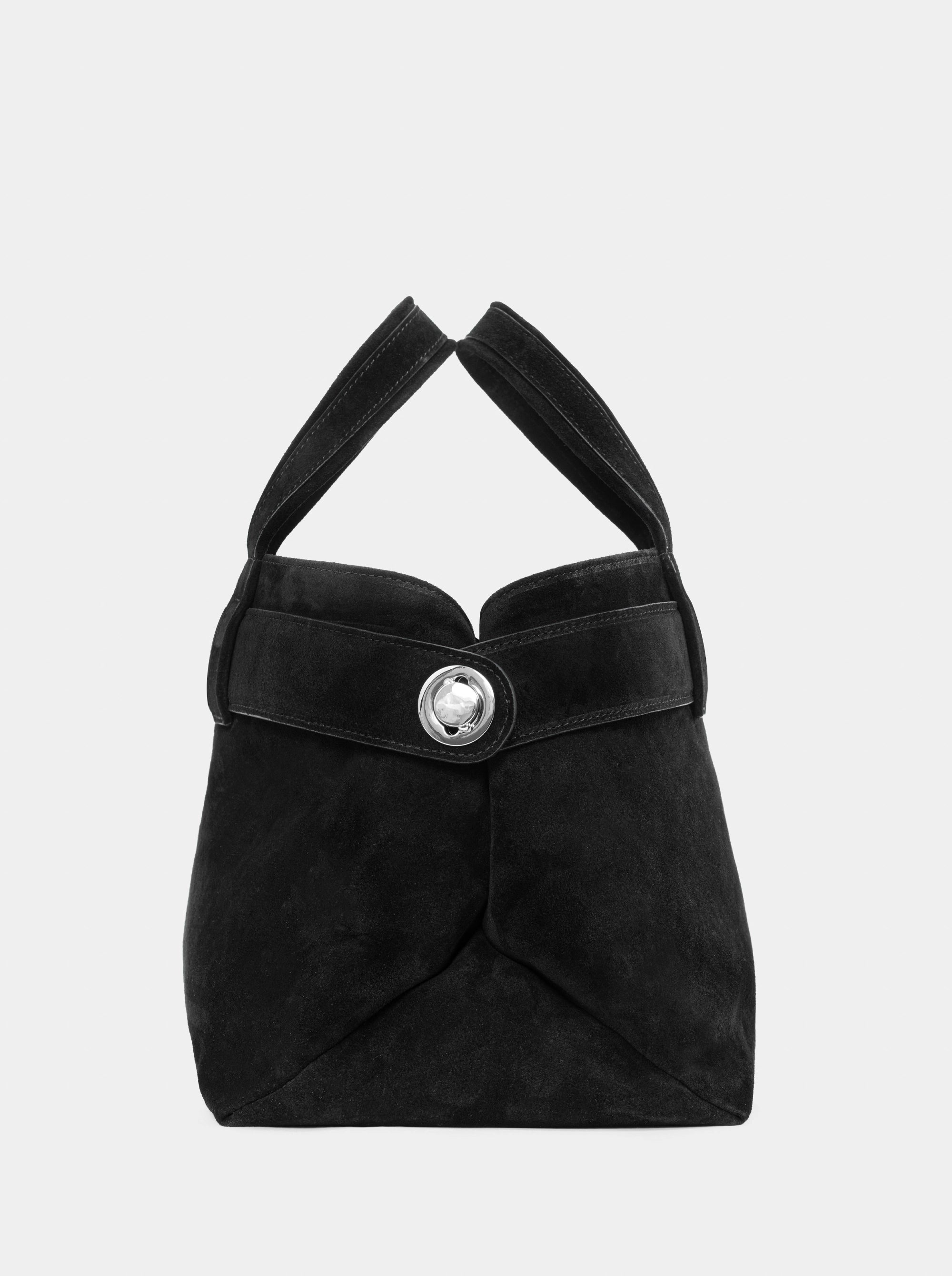 LAUREN BLACK SUEDE BAG