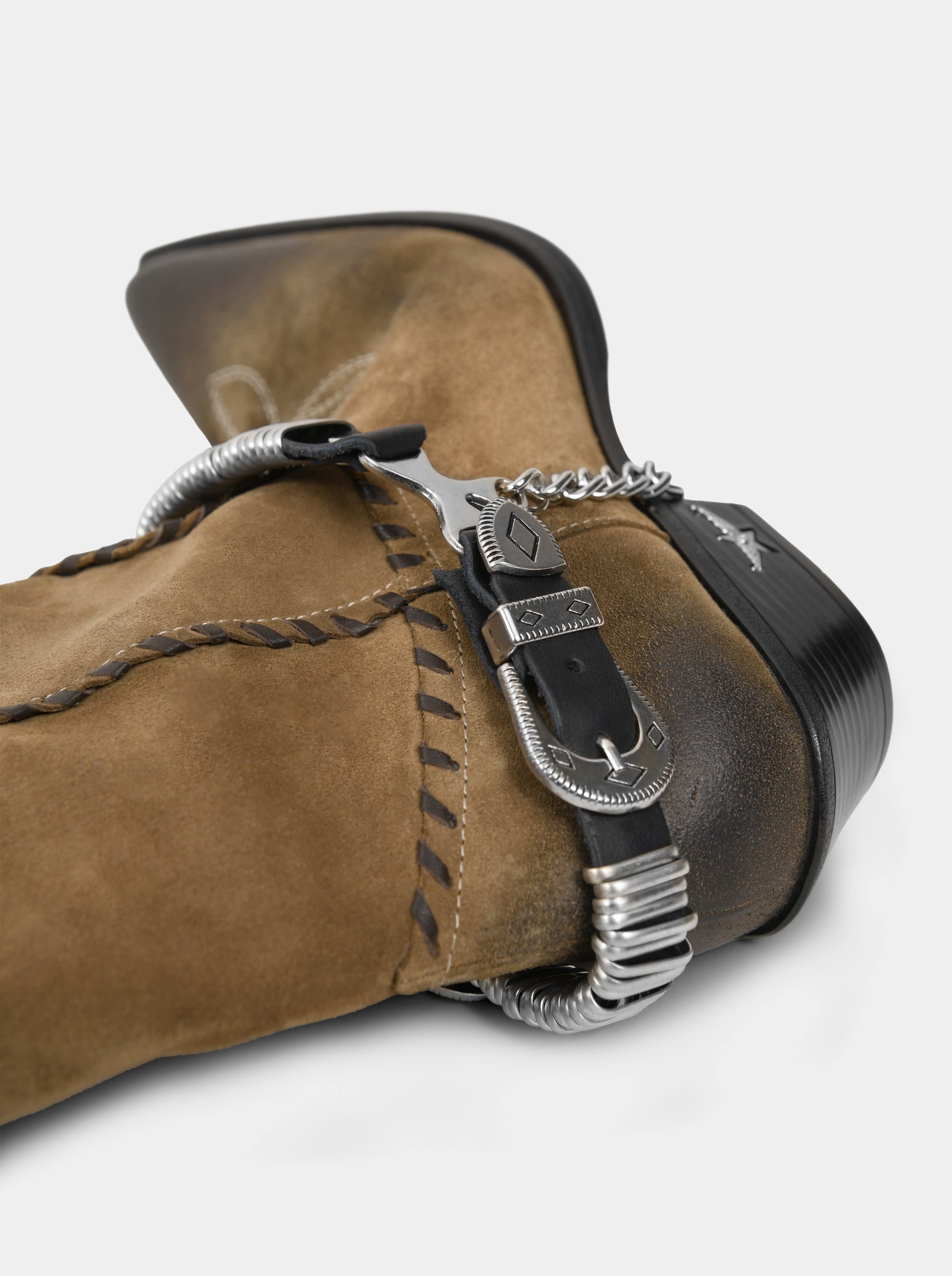 MANDY MUSCADE SUEDE BOOTIES