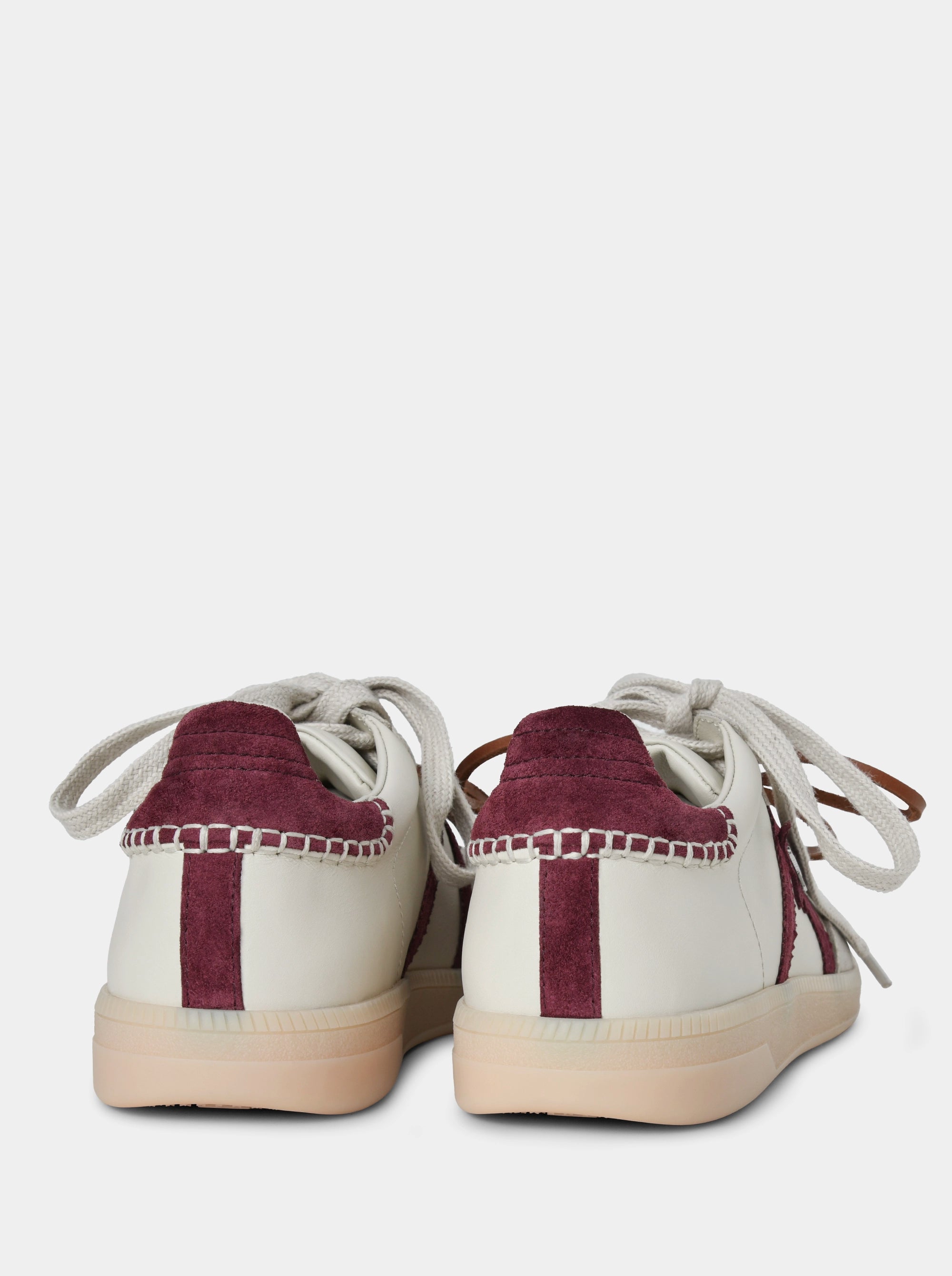 MARTINA BEIGE WINE SNEAKERS